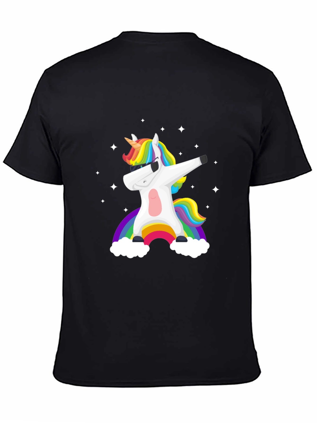 Unicorn Rainbow Dab Graphic Tee
