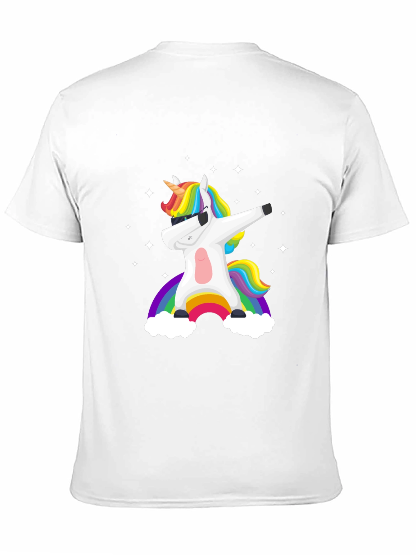 Unicorn Rainbow Dab Graphic Tee