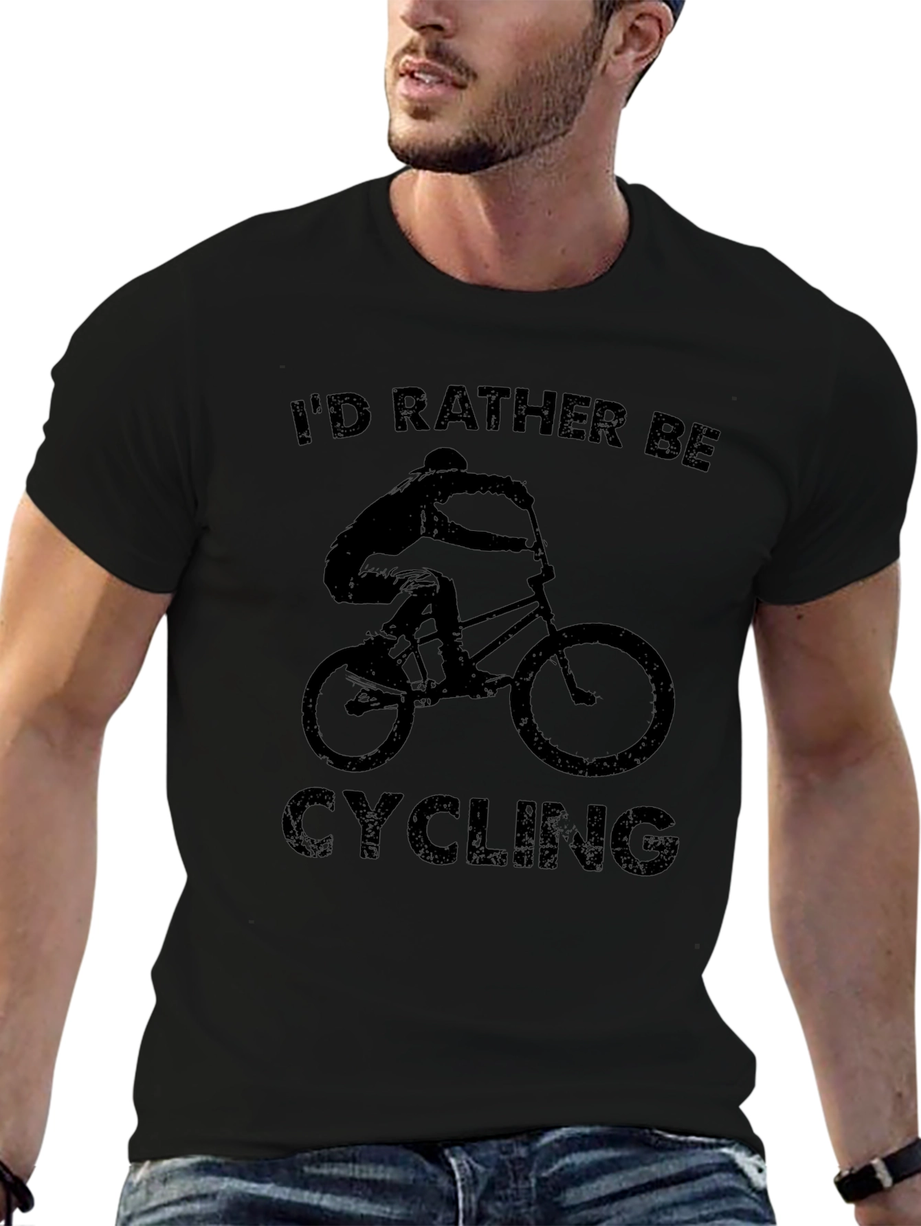 Id Rather Be Cycling T-Shirt