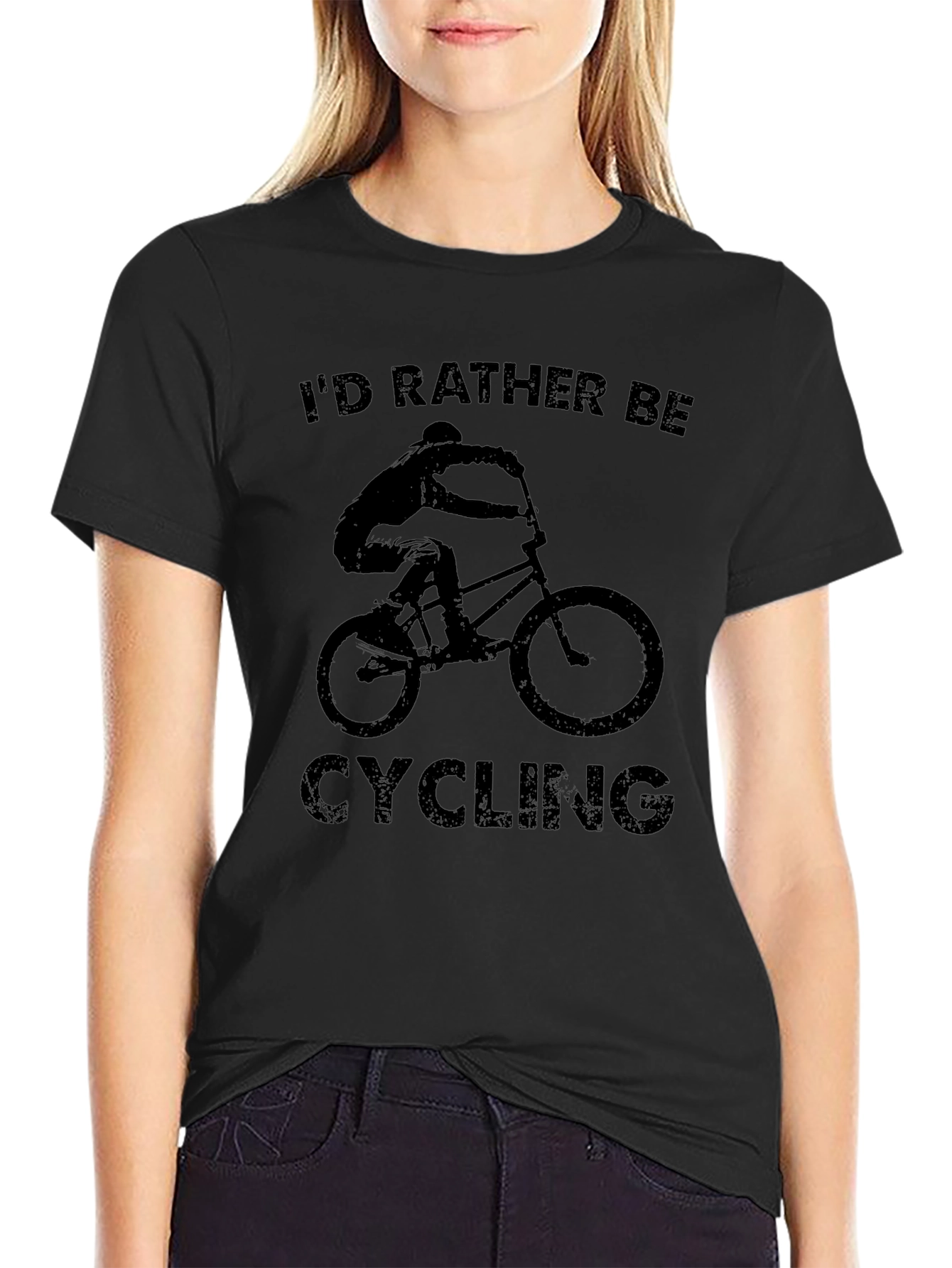 Id Rather Be Cycling T-Shirt