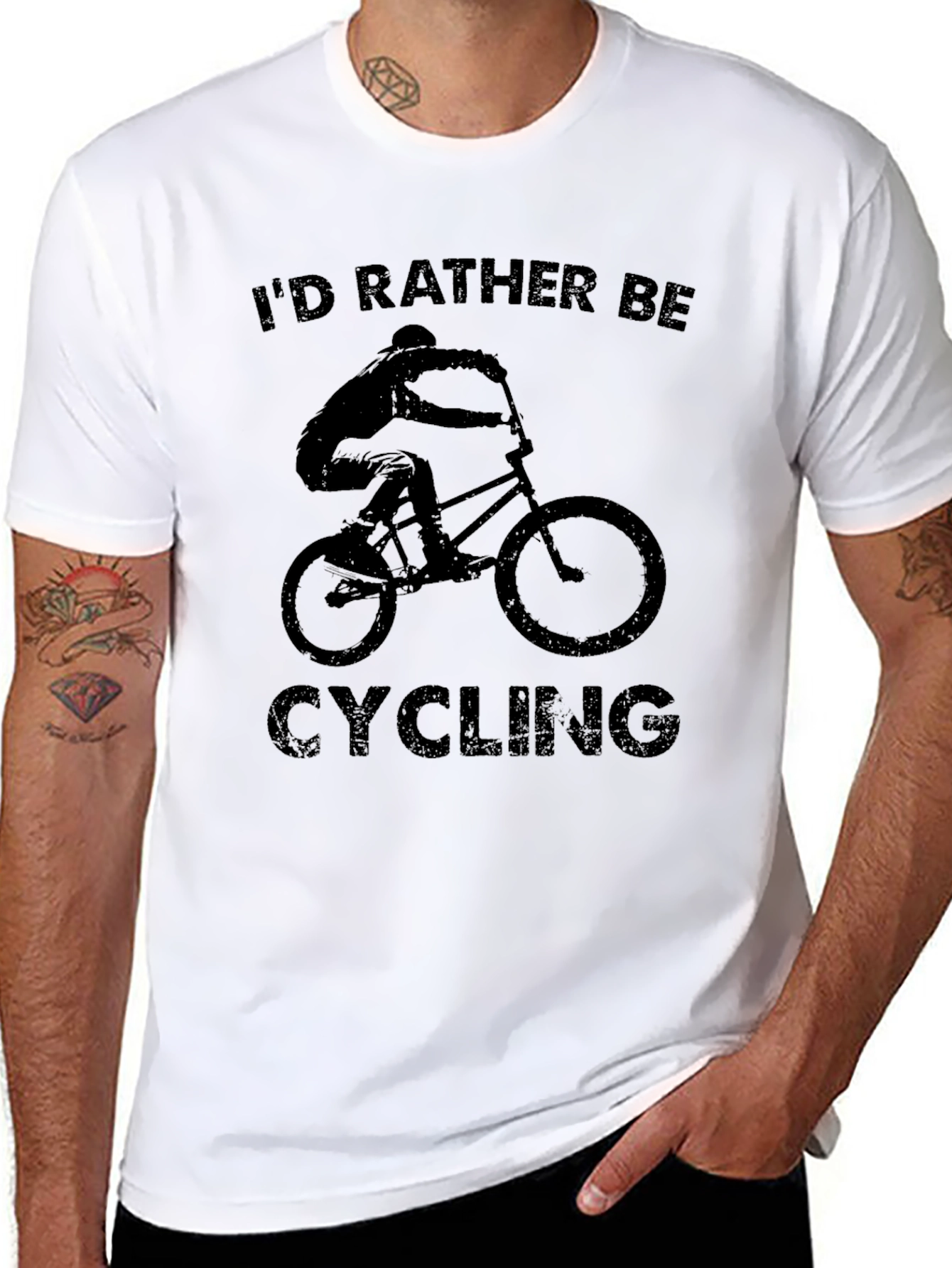 Id Rather Be Cycling T-Shirt