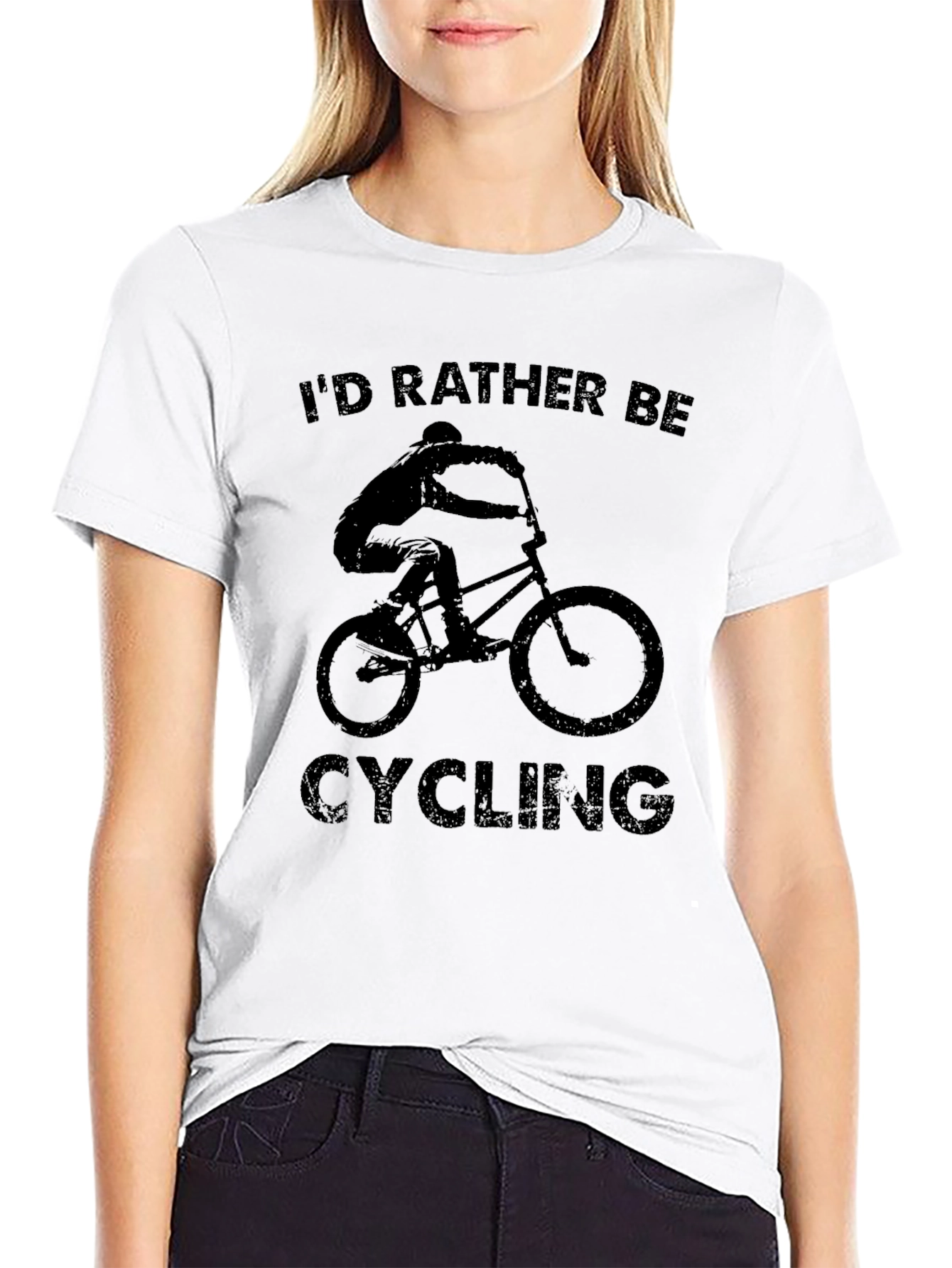 Id Rather Be Cycling T-Shirt