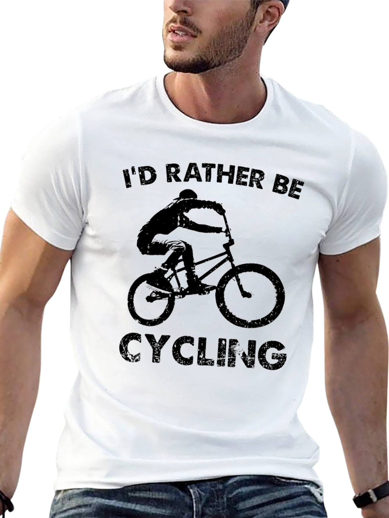 Id Rather Be Cycling T-Shirt