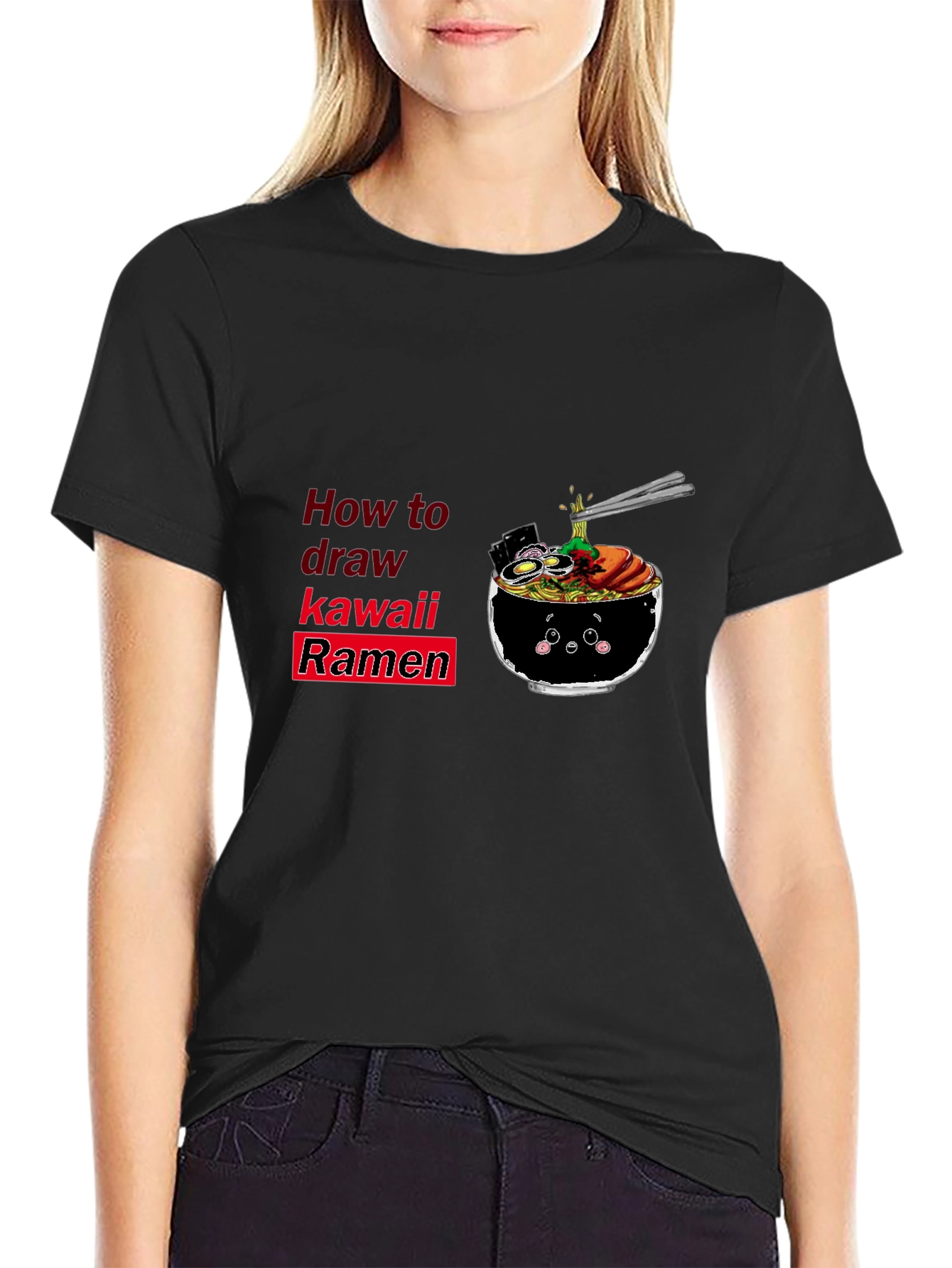 Kawaii Ramen T-Shirt - How to Draw Cute Noodles