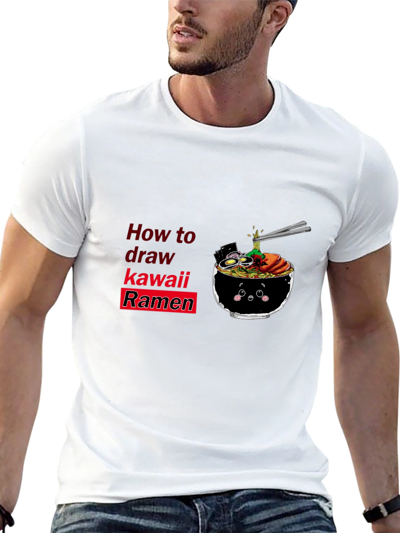 Kawaii Ramen T-Shirt - How to Draw Cute Noodles