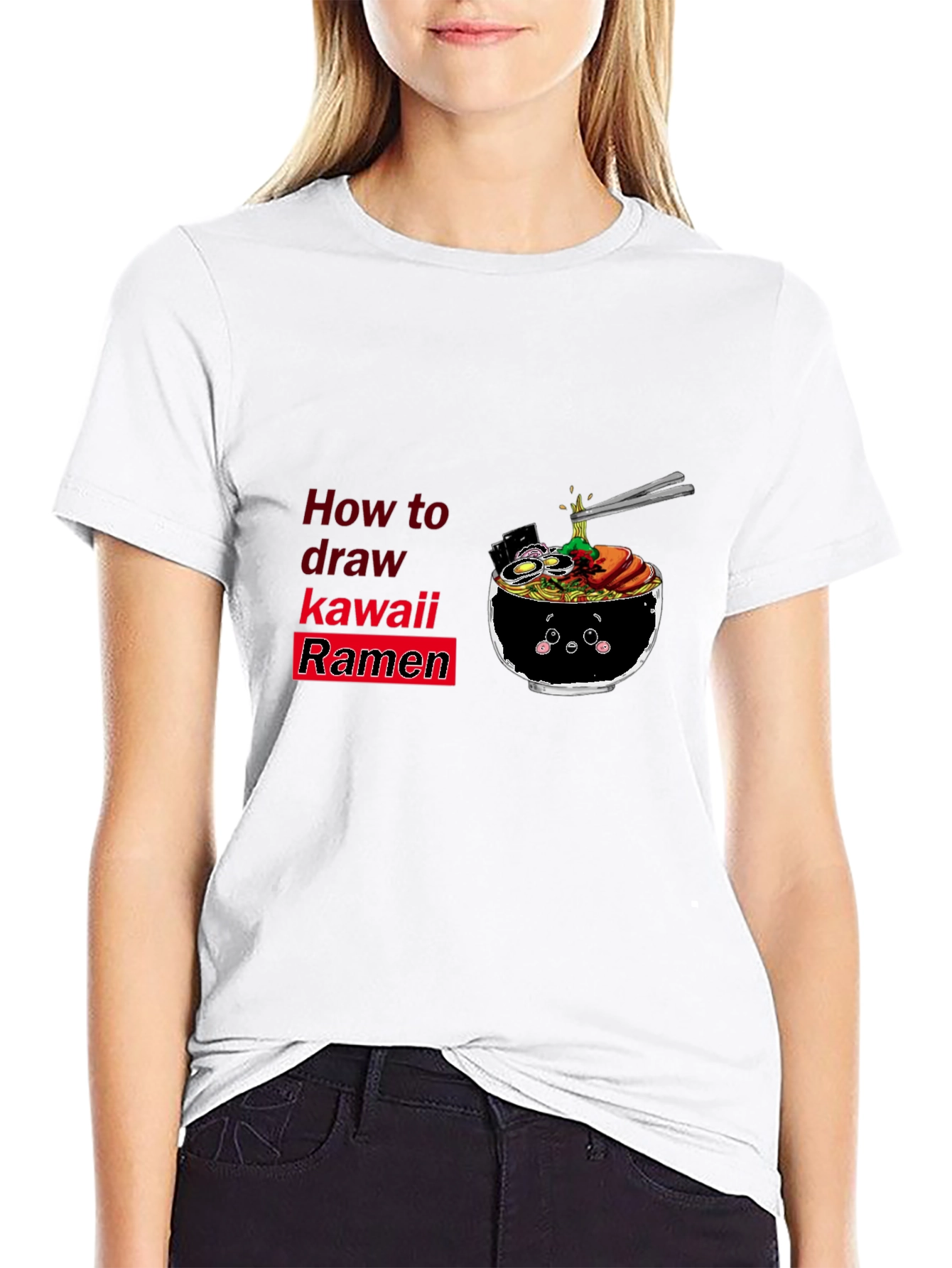 Kawaii Ramen T-Shirt - How to Draw Cute Noodles