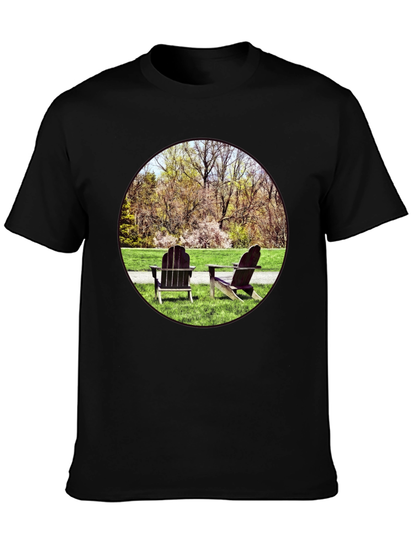 Relaxing Scene Graphic Tee