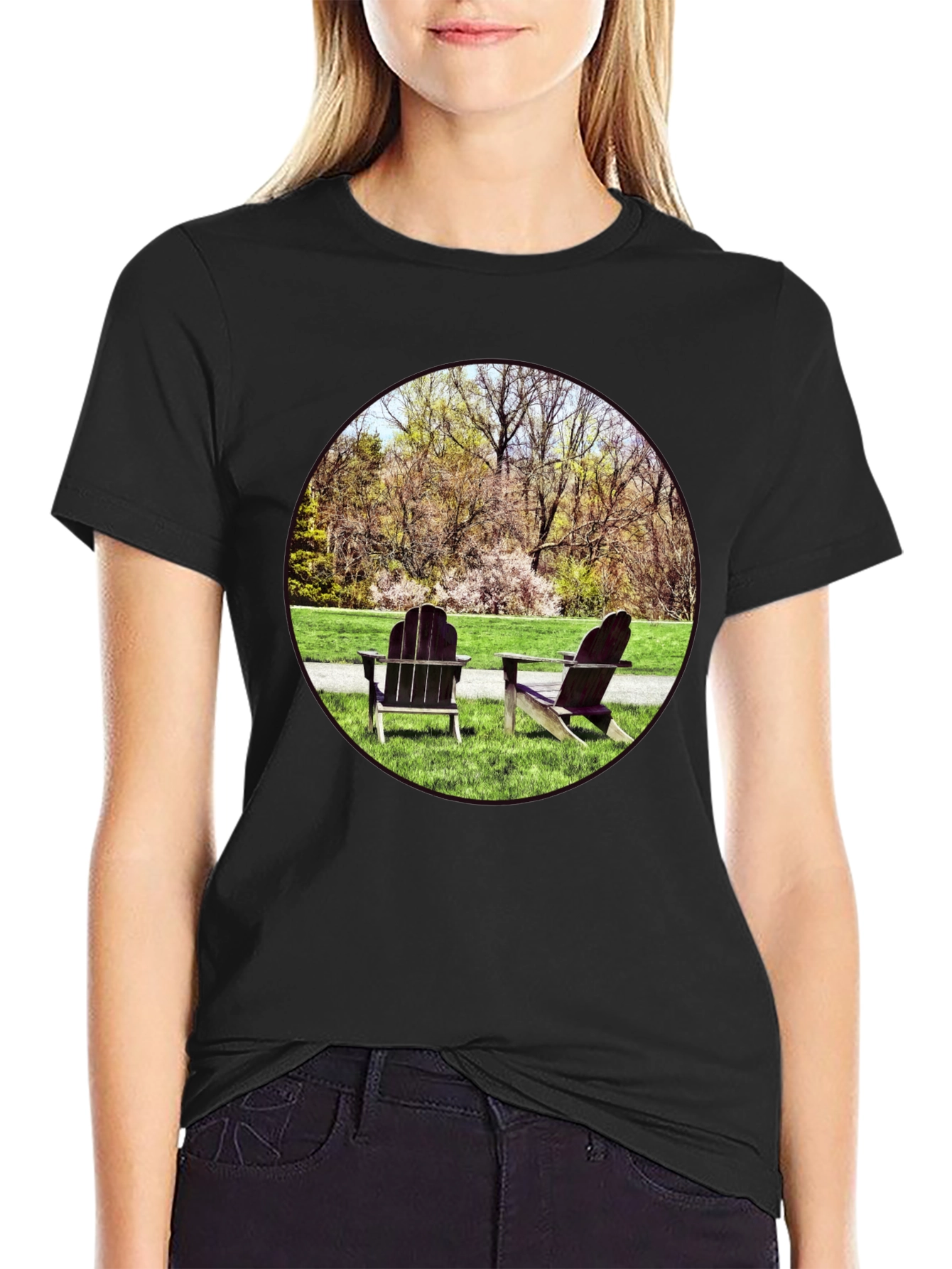 Relaxing Scene Graphic Tee
