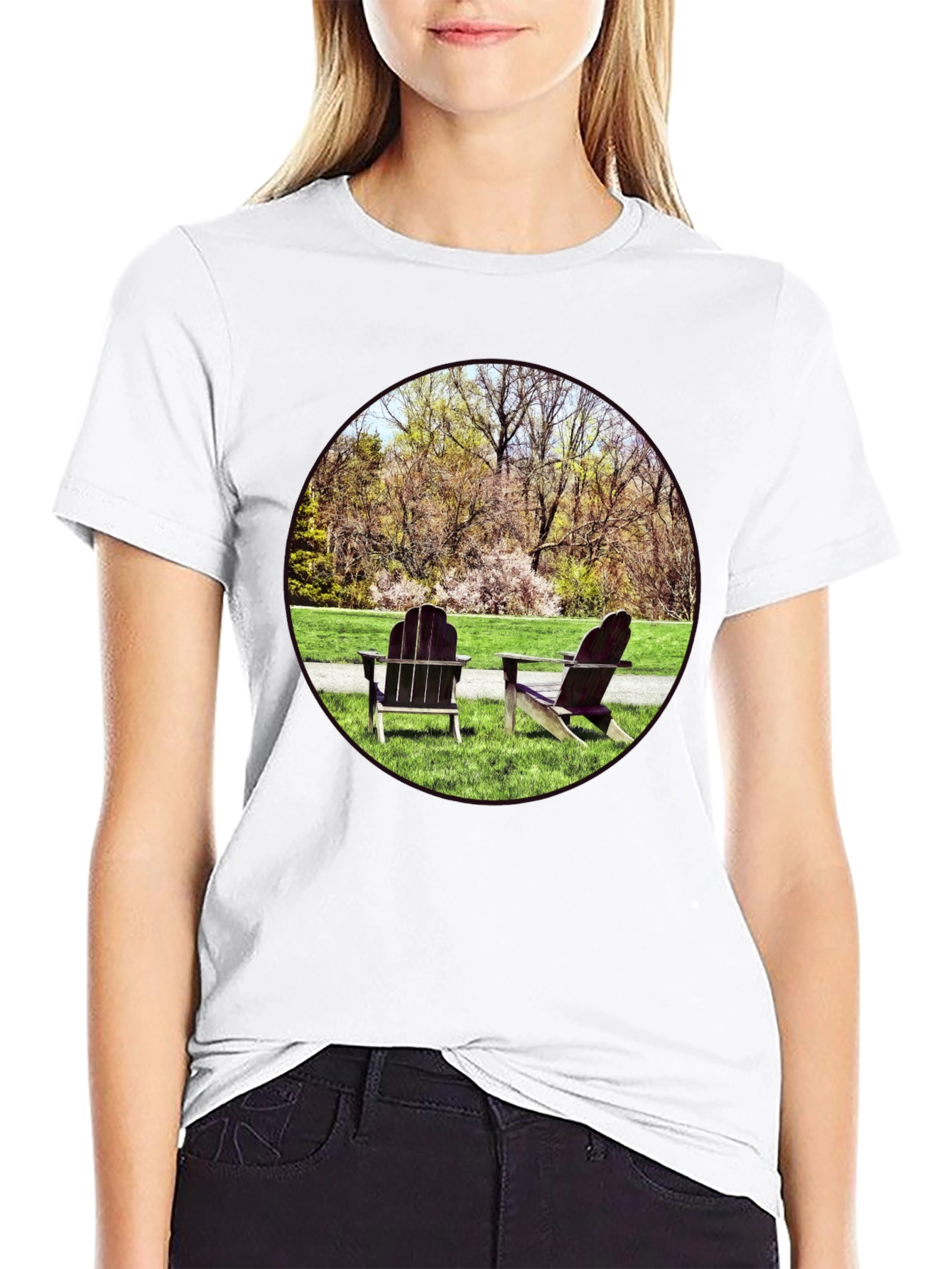 Relaxing Scene Graphic Tee