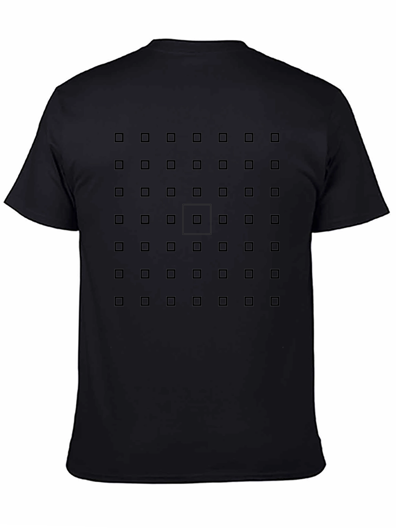 Geometric Grid Tee - Modern Minimalist Design