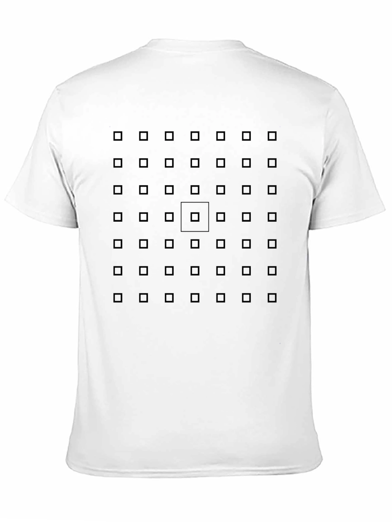 Geometric Grid Tee - Modern Minimalist Design