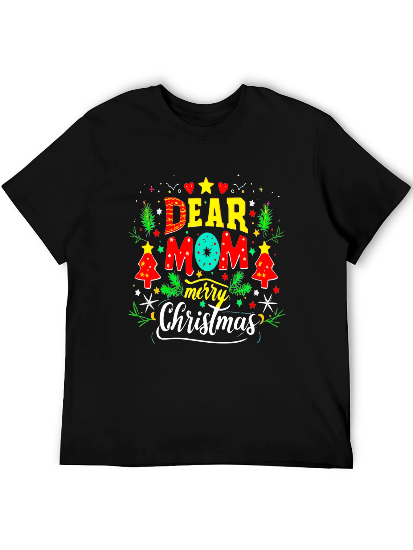 Dear Mom Merry Christmas Graphic Tee