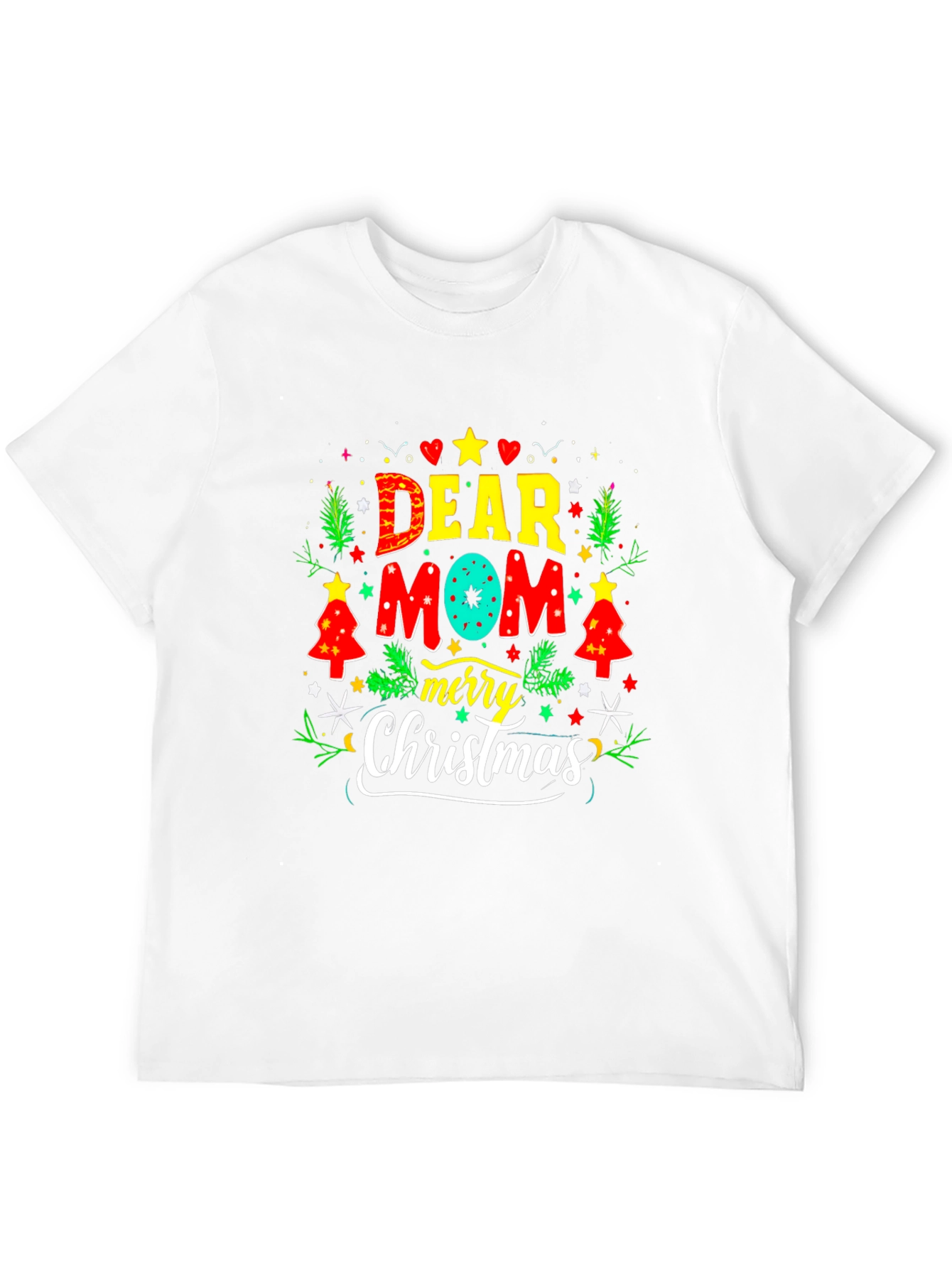 Dear Mom Merry Christmas Graphic Tee