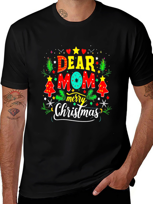 Dear Mom Merry Christmas Graphic Tee