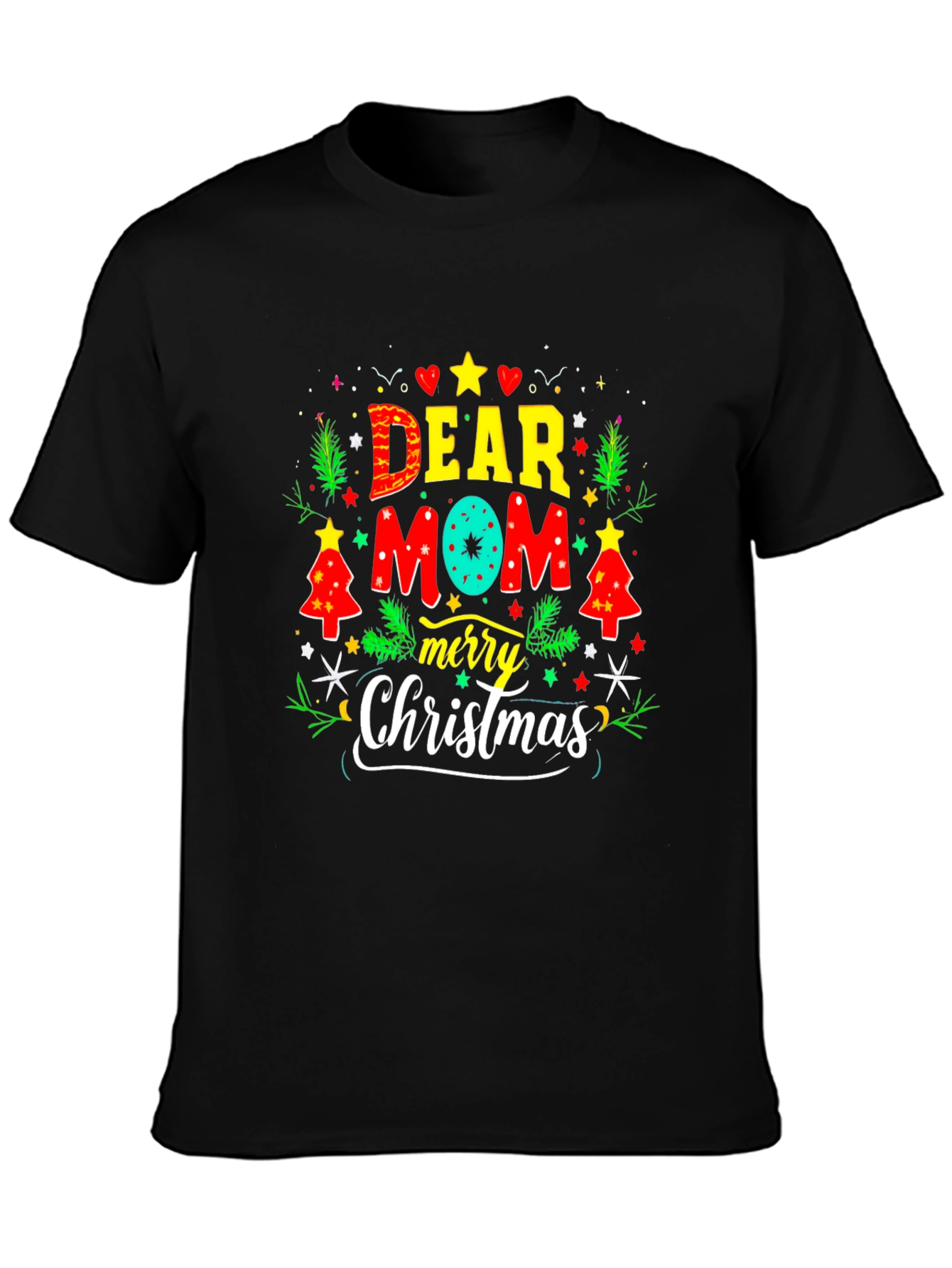 Dear Mom Merry Christmas Graphic Tee