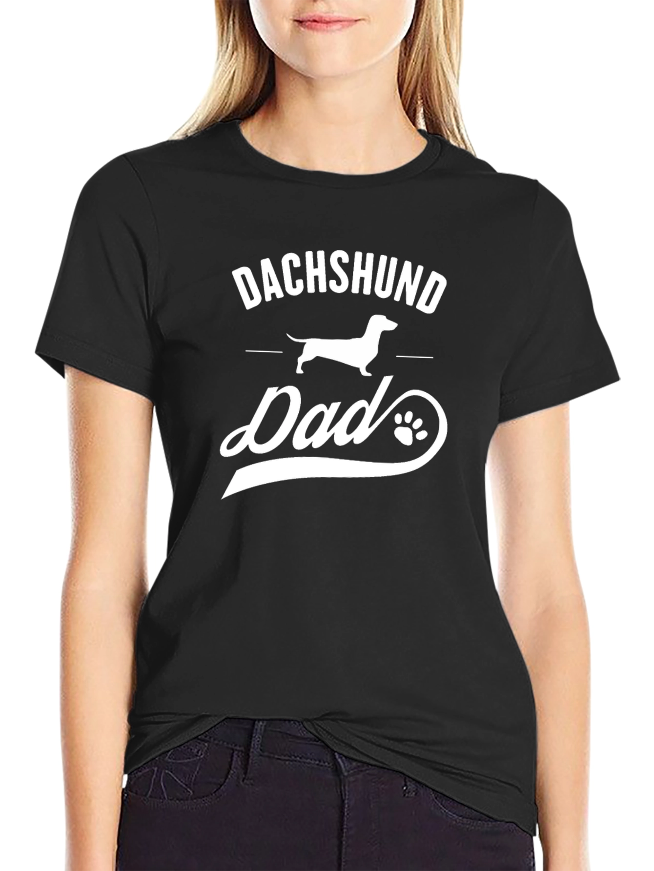 Dachshund Dad Graphic T-Shirt