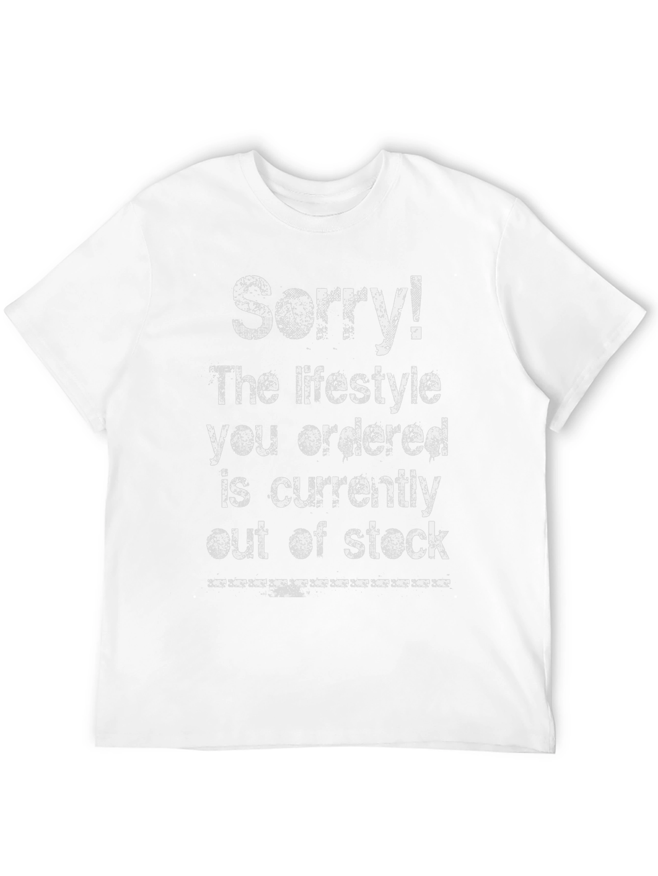 Sorry! Lifestyle Out of Stock Graphic T-Shirt