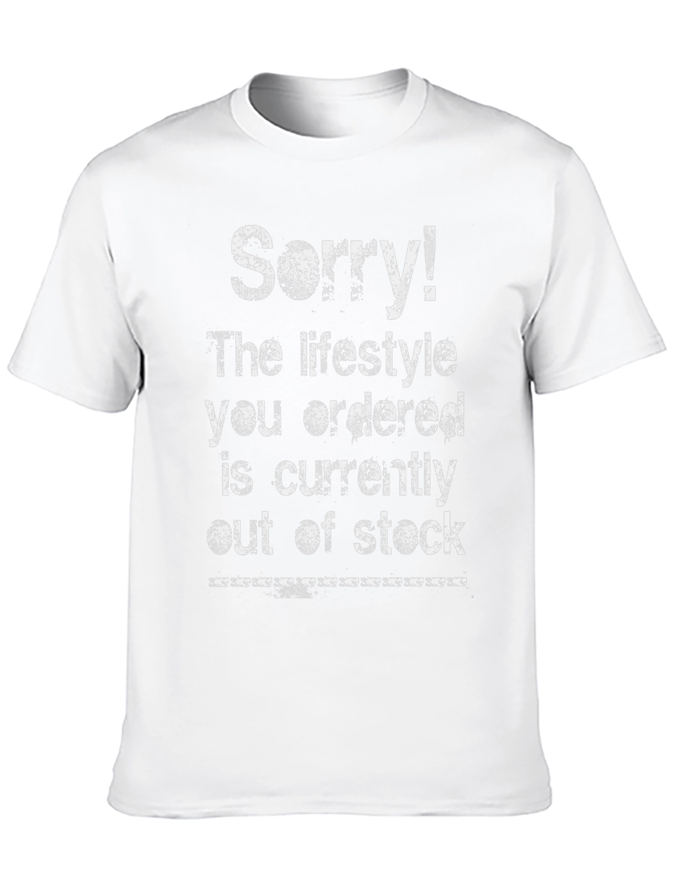 Sorry! Lifestyle Out of Stock Graphic T-Shirt