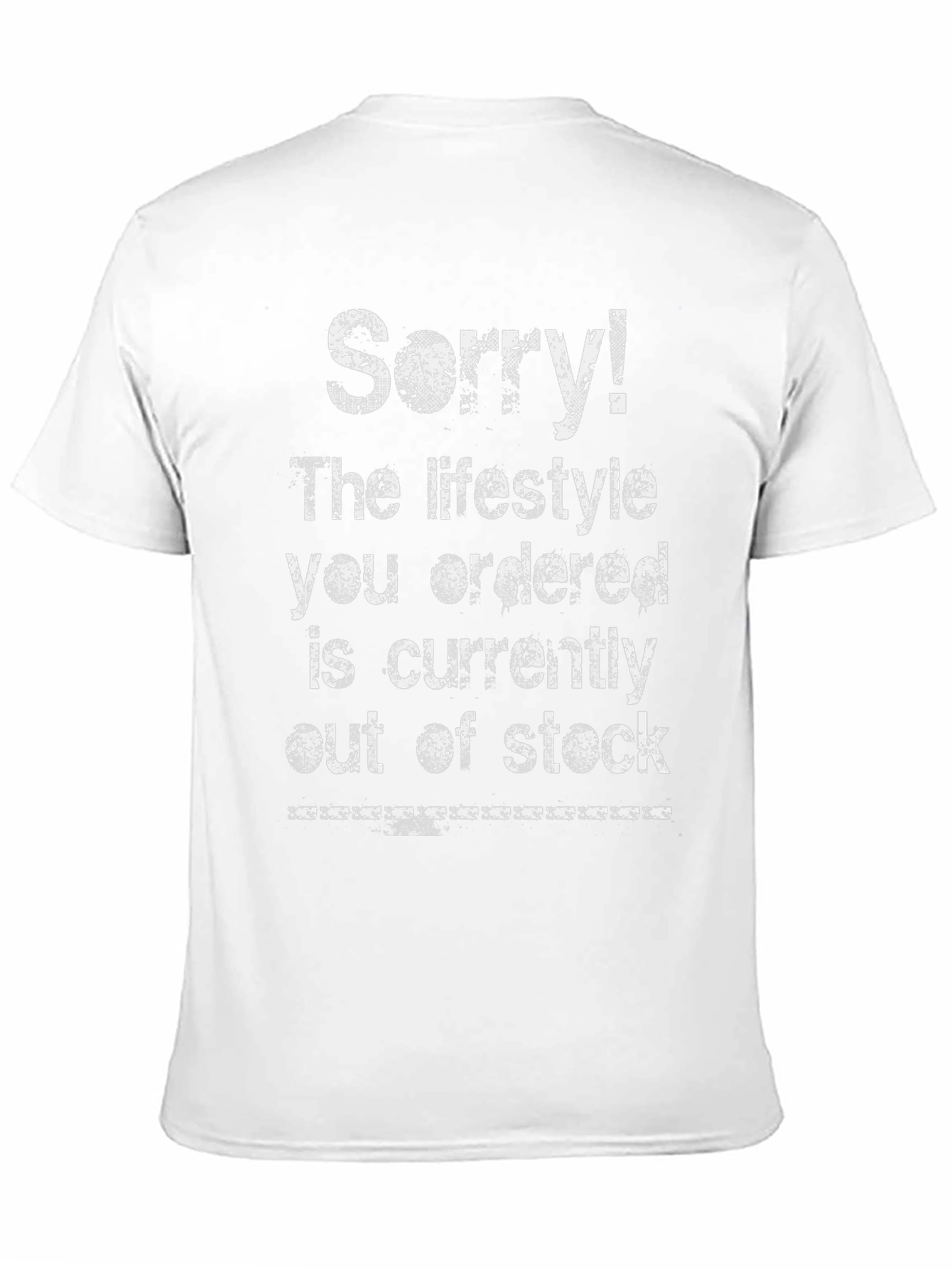 Sorry! Lifestyle Out of Stock Graphic T-Shirt