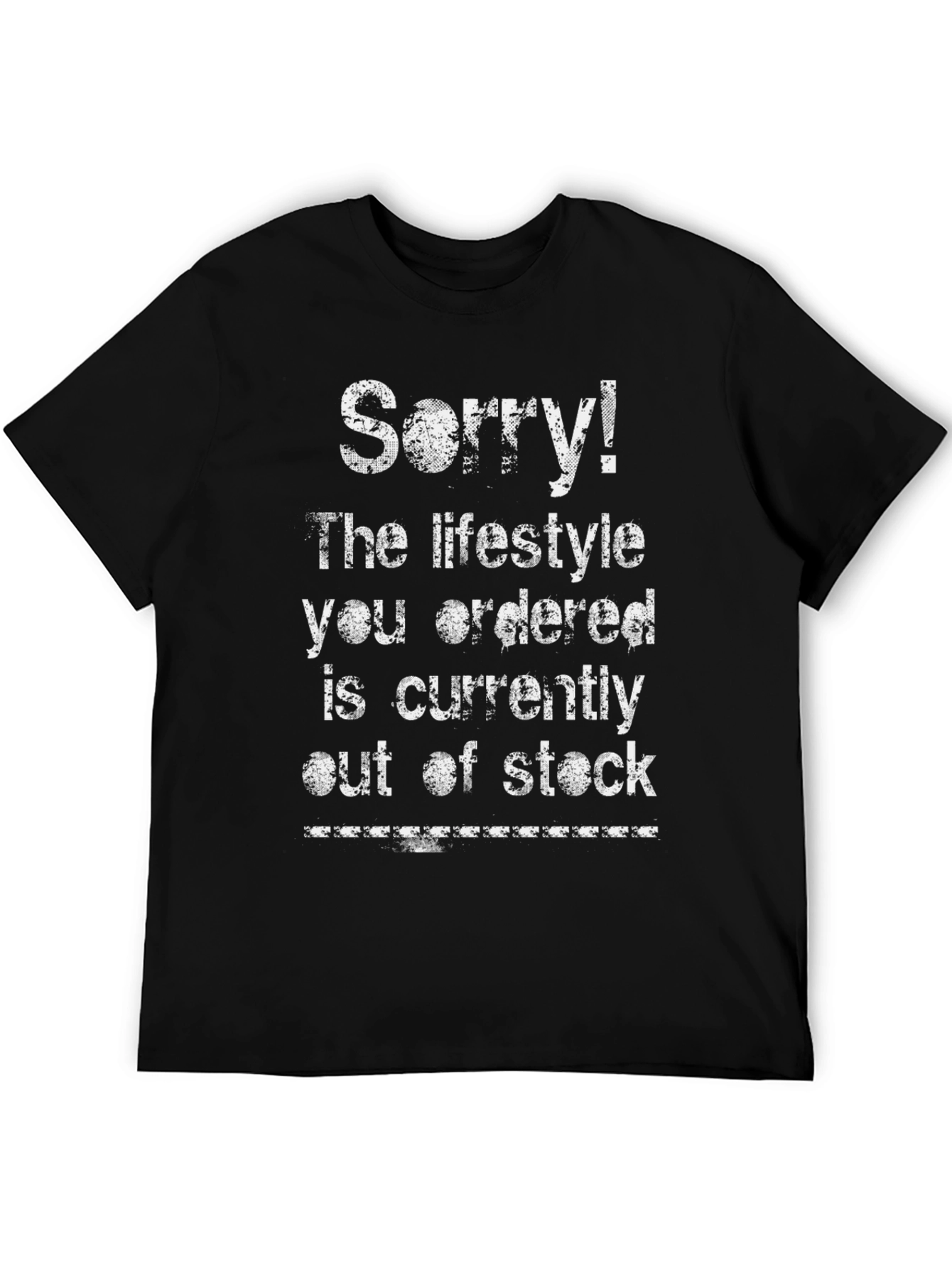 Sorry! Lifestyle Out of Stock Graphic T-Shirt