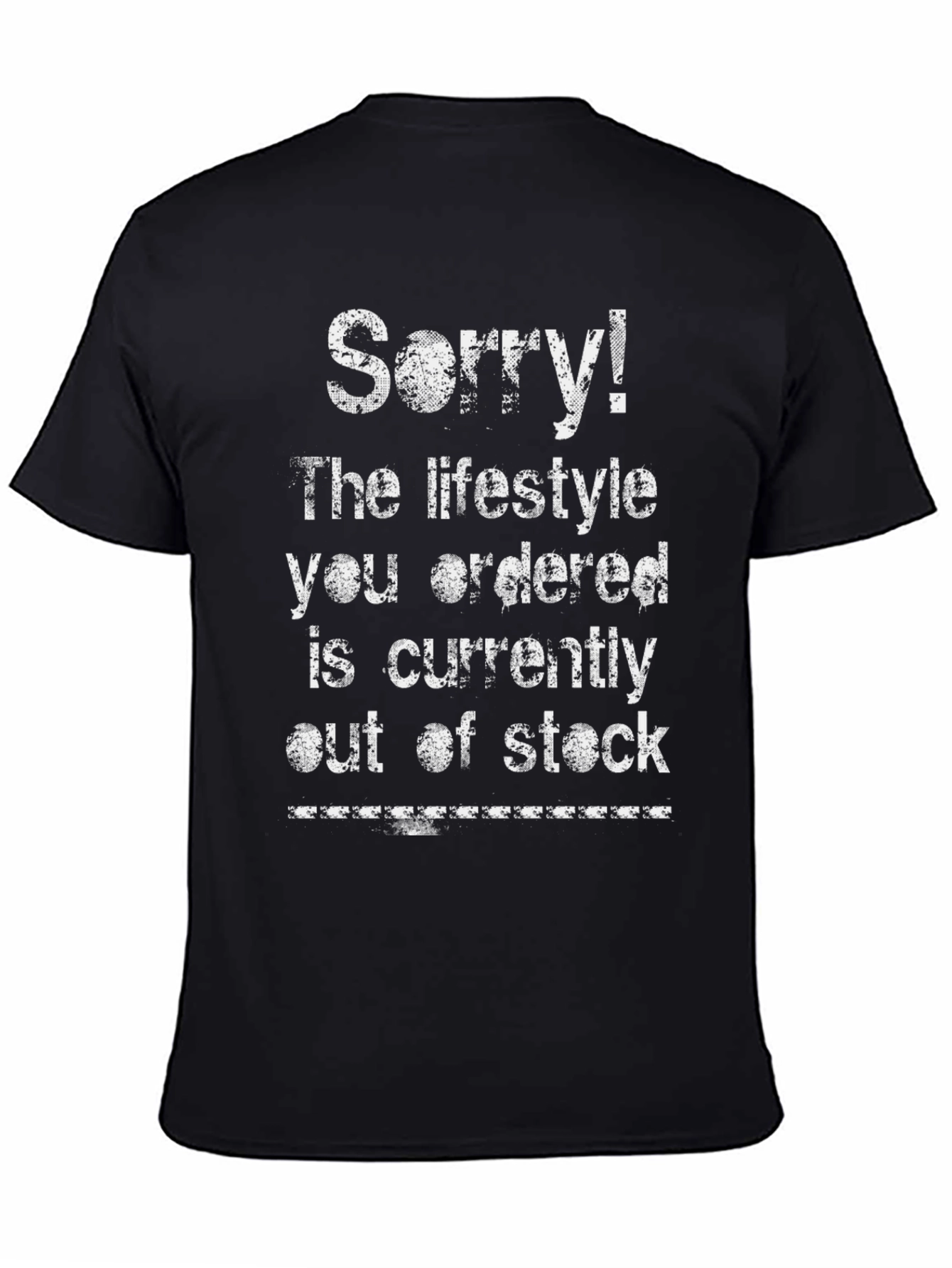 Sorry! Lifestyle Out of Stock Graphic T-Shirt