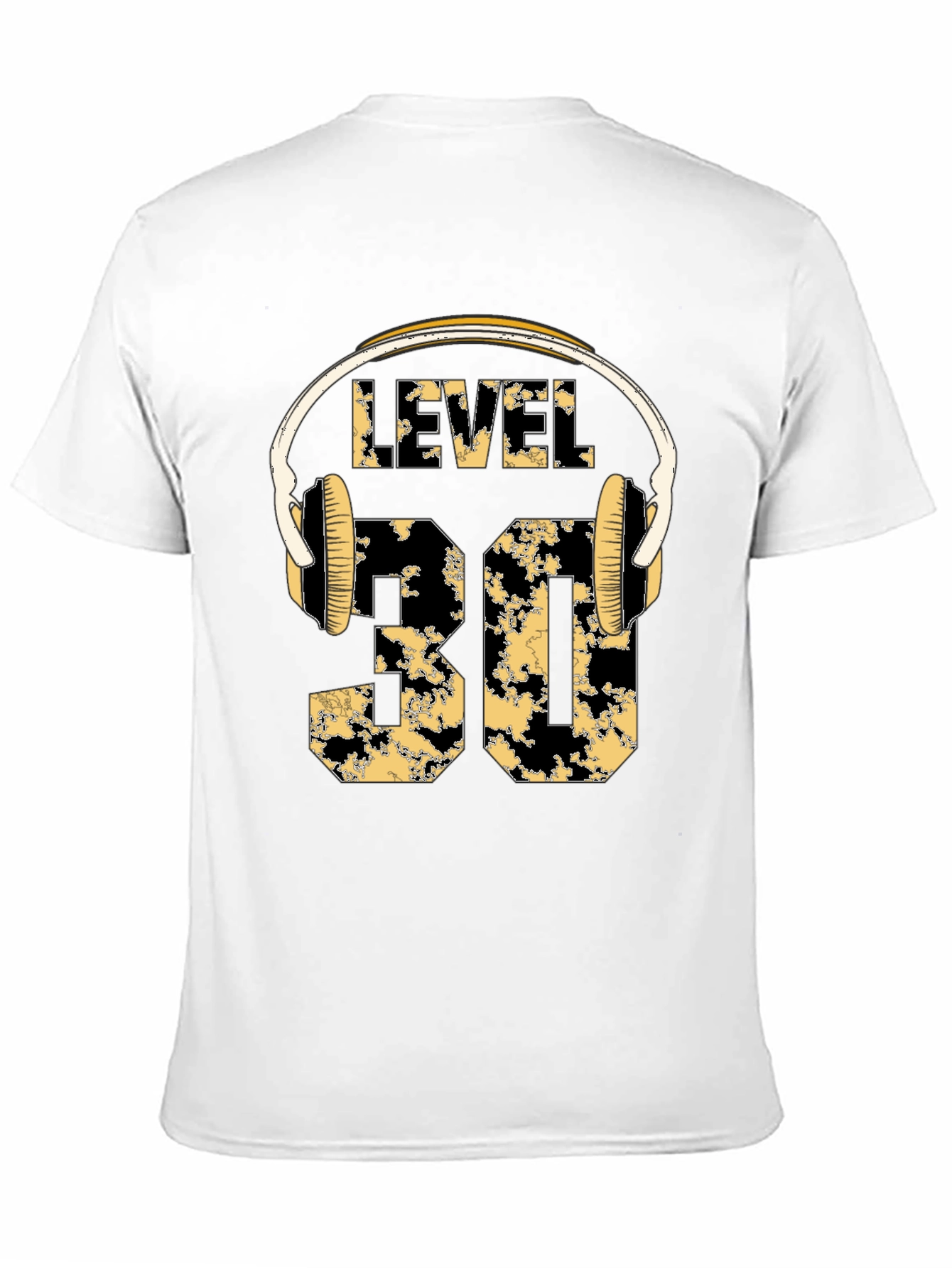 Level 30 Birthday T-Shirt with Headphones