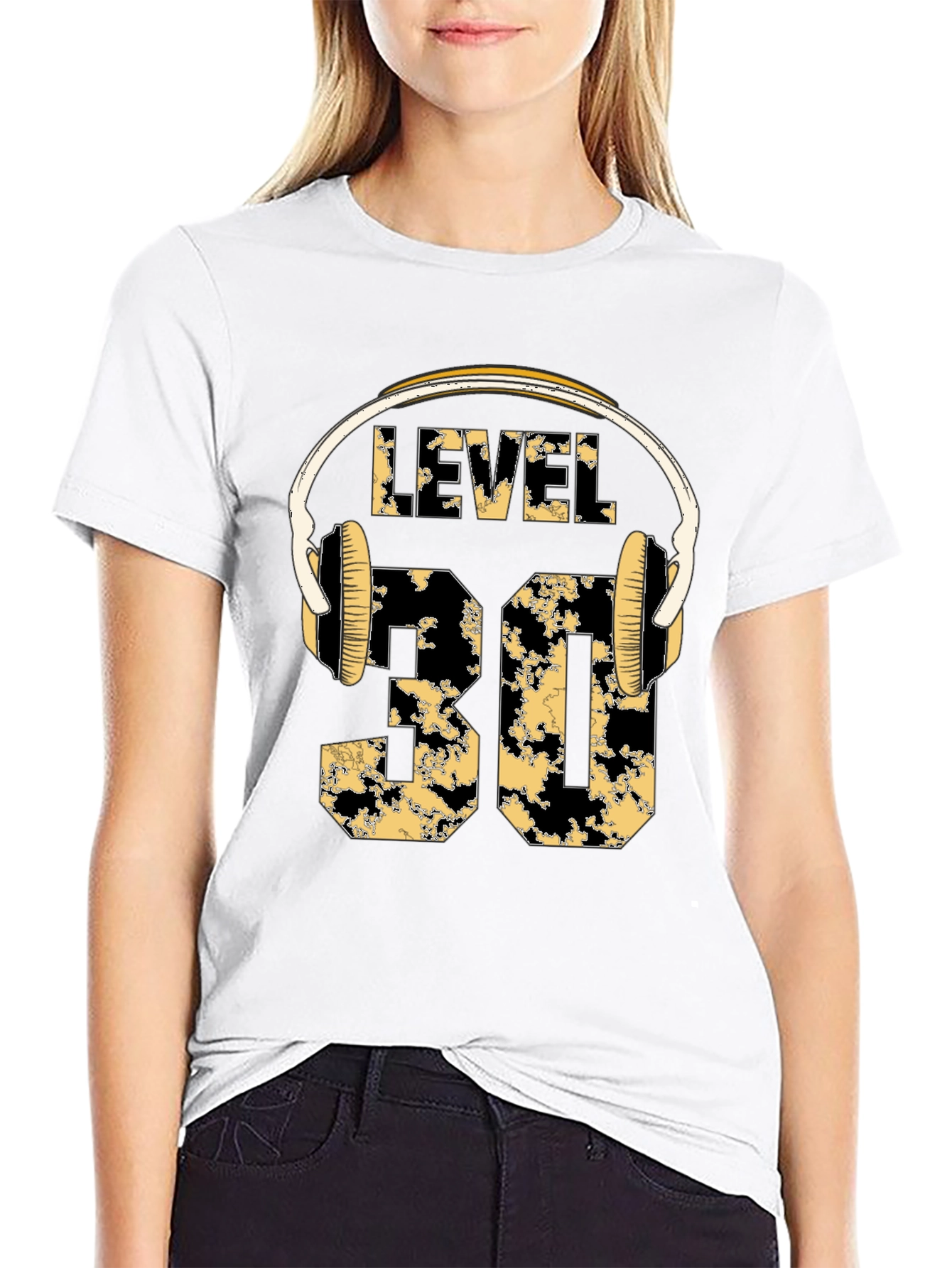 Level 30 Birthday T-Shirt with Headphones