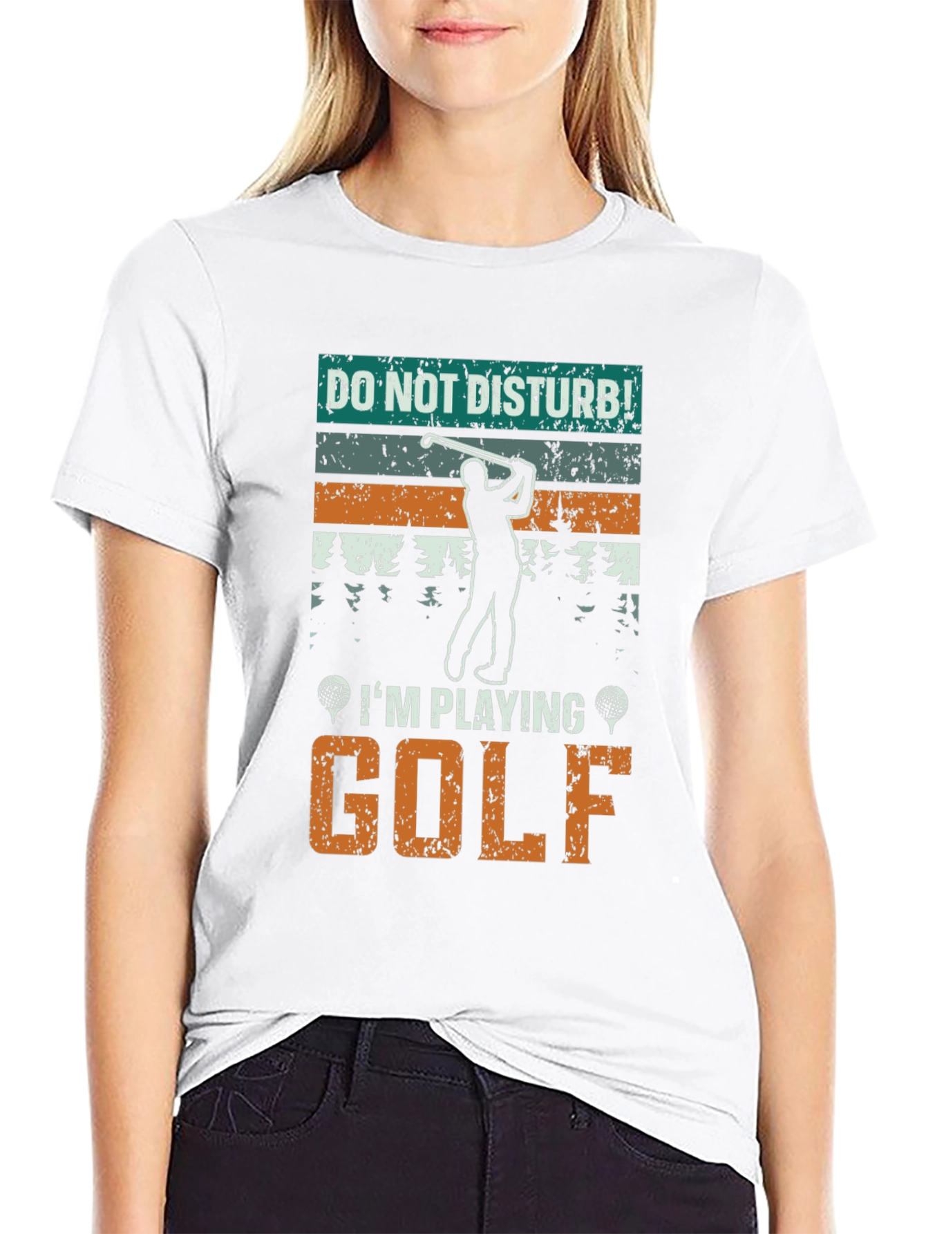 Do Not Disturb Golf T-Shirt - Golfer Tee