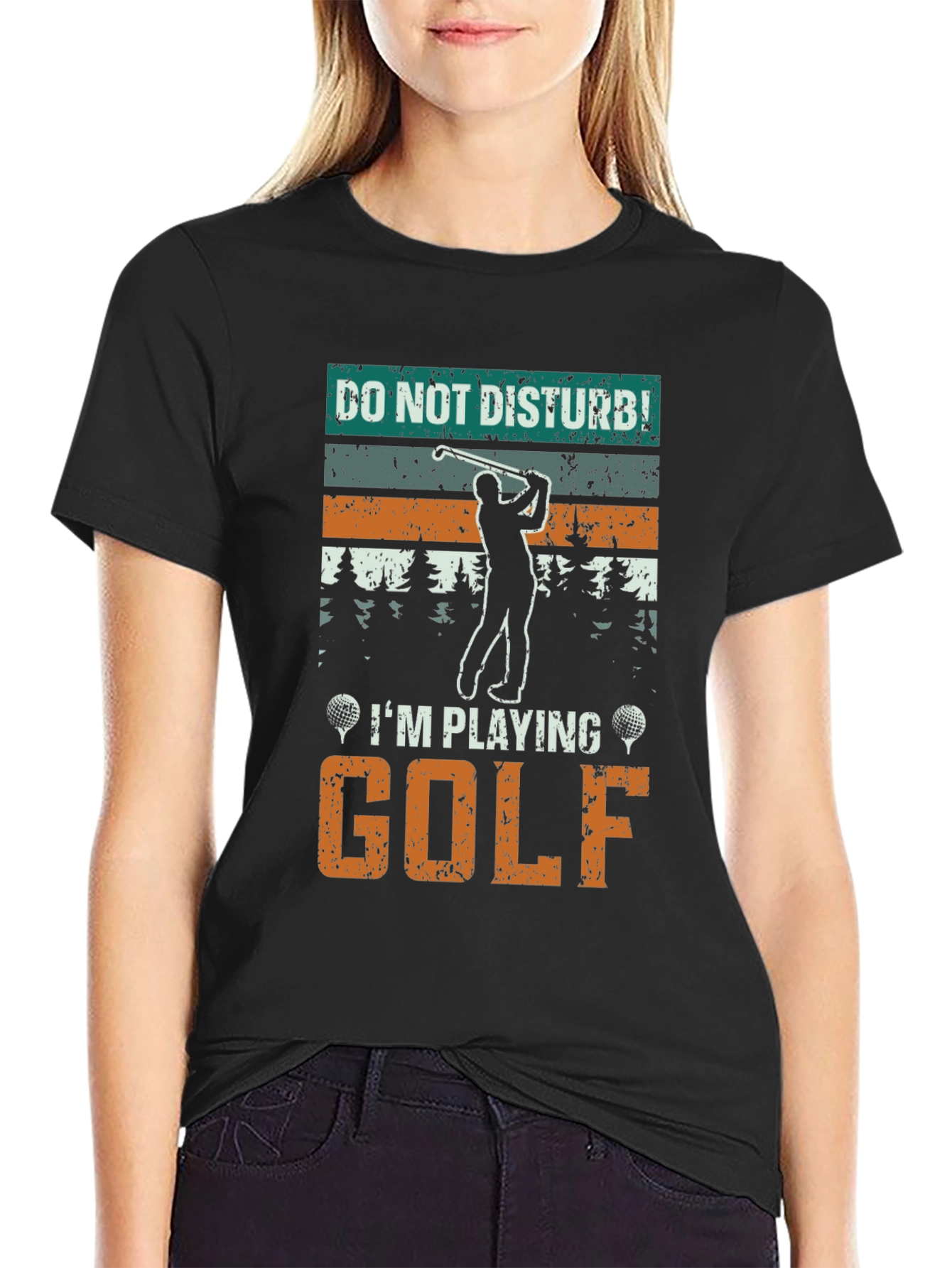 Do Not Disturb Golf T-Shirt - Golfer Tee