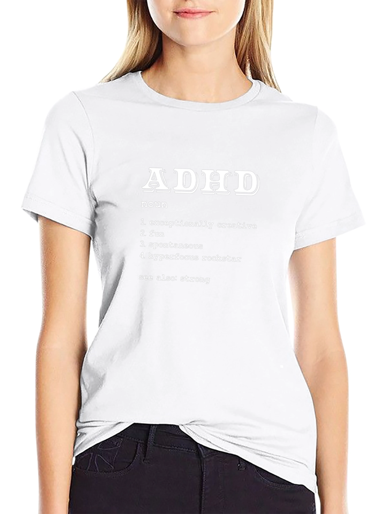 ADHD Definition T-Shirt - Creative Fun Spontaneous