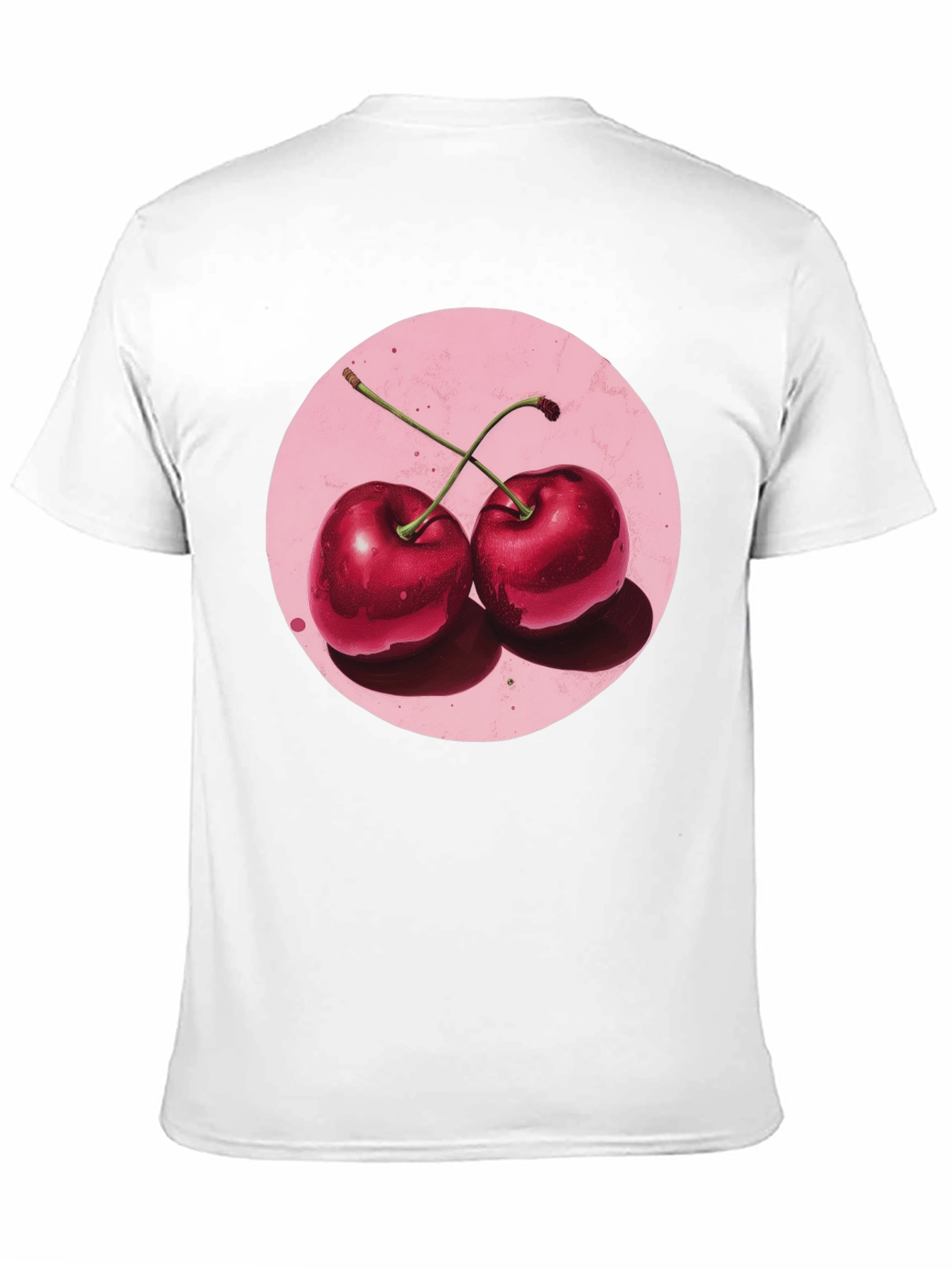 Cherry Graphic Black T-Shirt