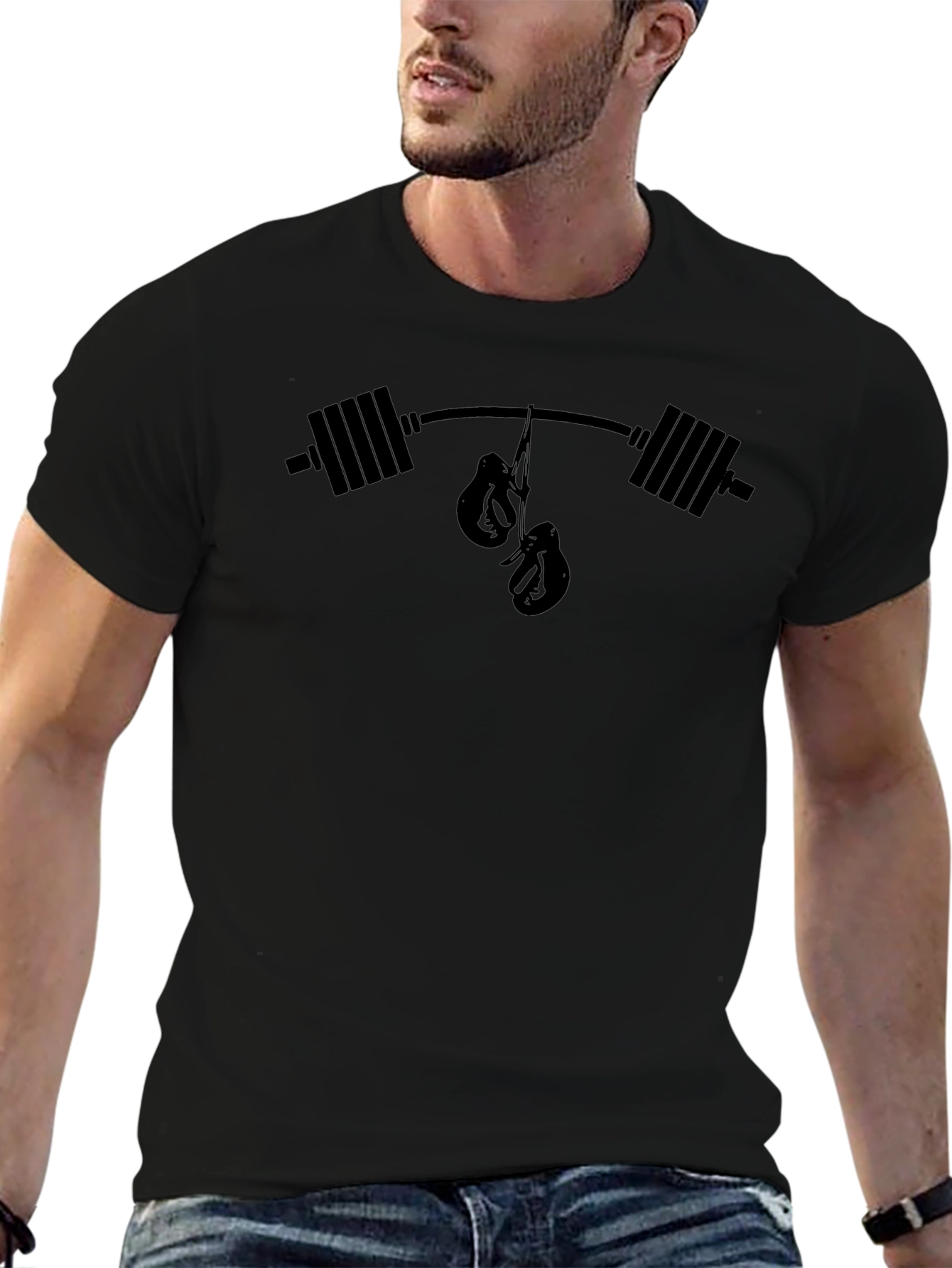 Weightlifting Boxing T-Shirt - Gym Workout Apparel