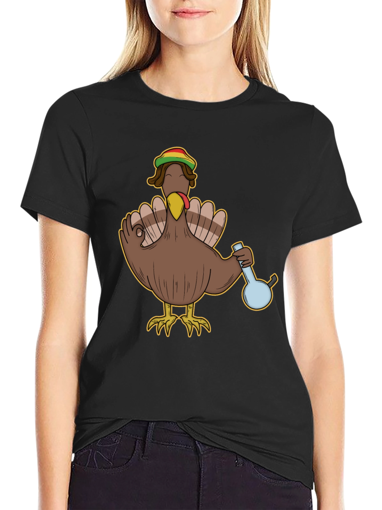 Rasta Turkey Thanksgiving T-Shirt