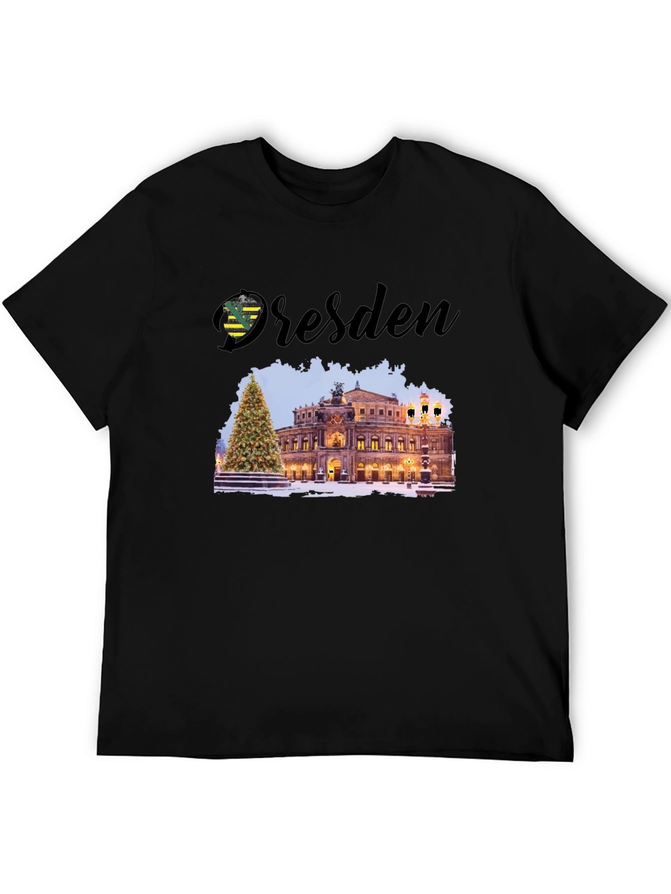 Dresden T-Shirt - Germany Winter Scene