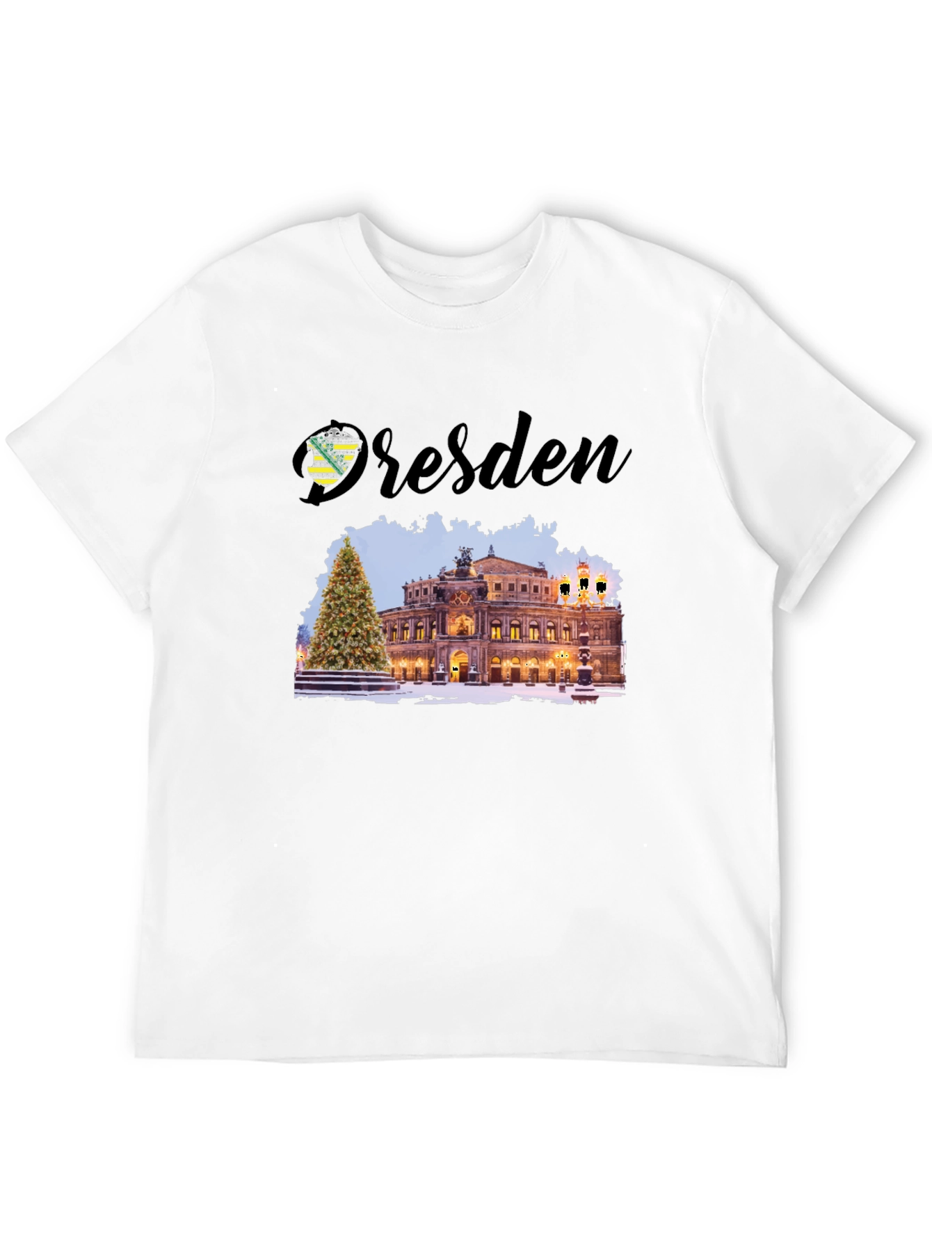Dresden T-Shirt - Germany Winter Scene