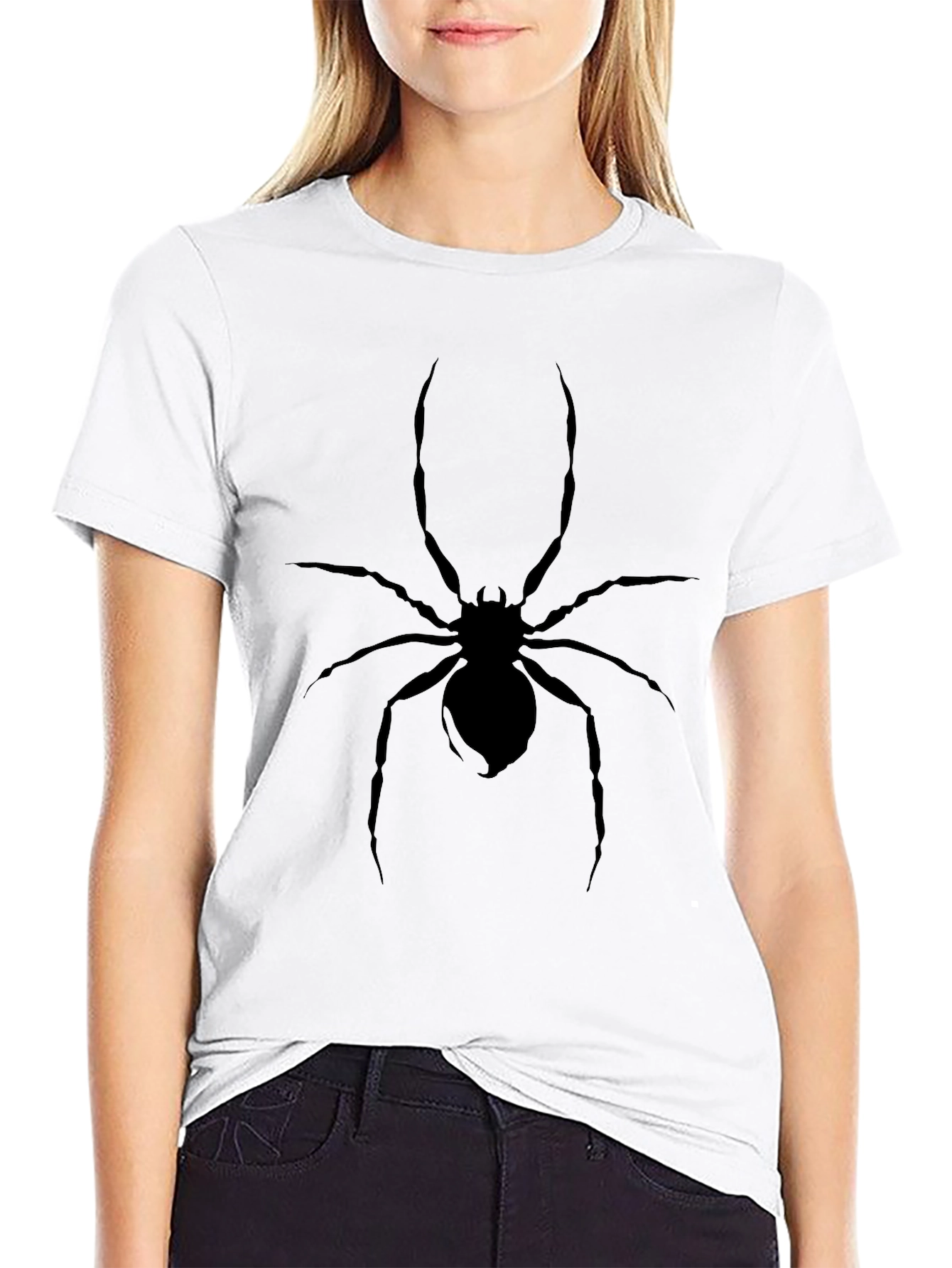 Black Spider Graphic T-Shirt