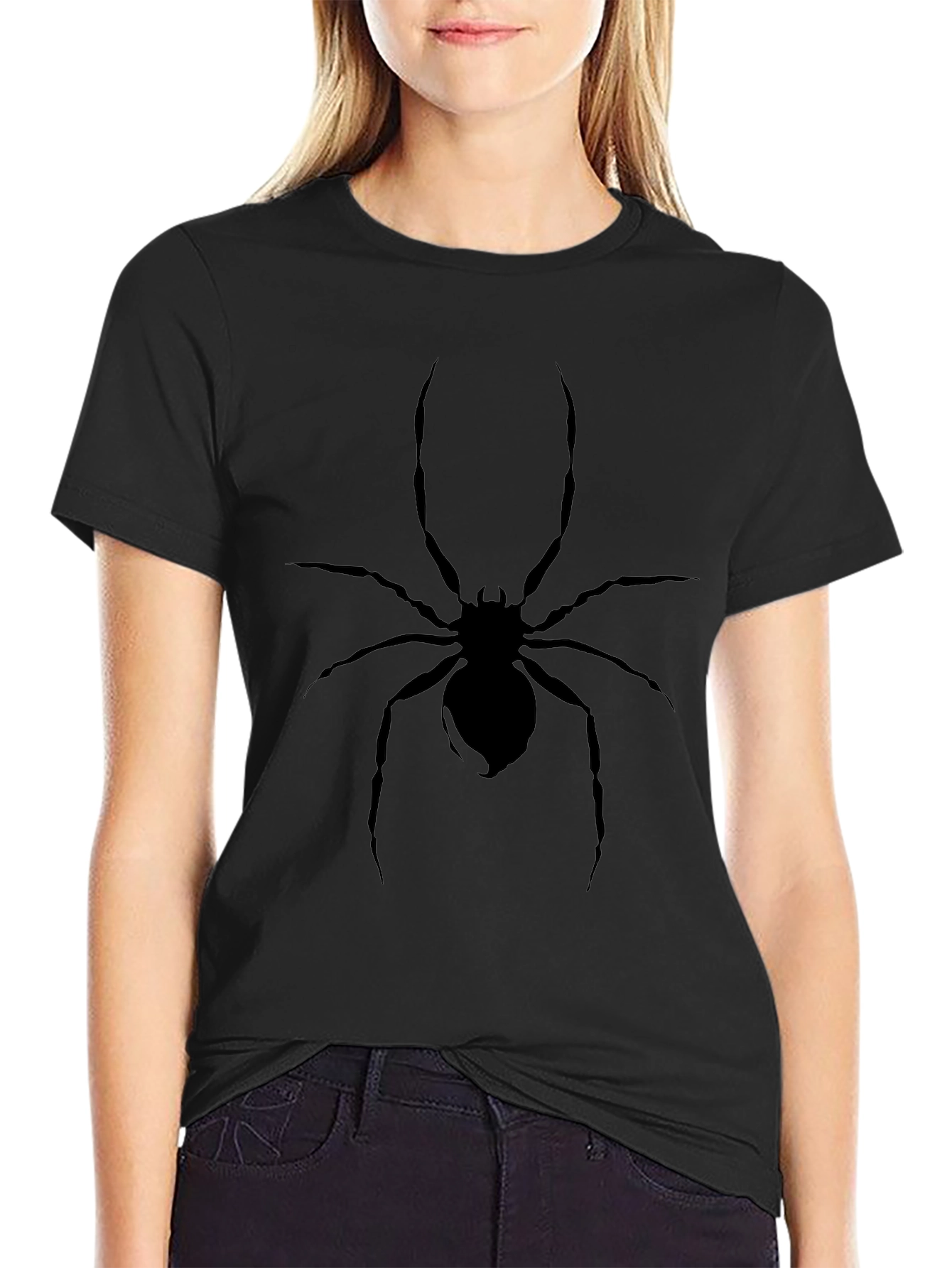 Black Spider Graphic T-Shirt