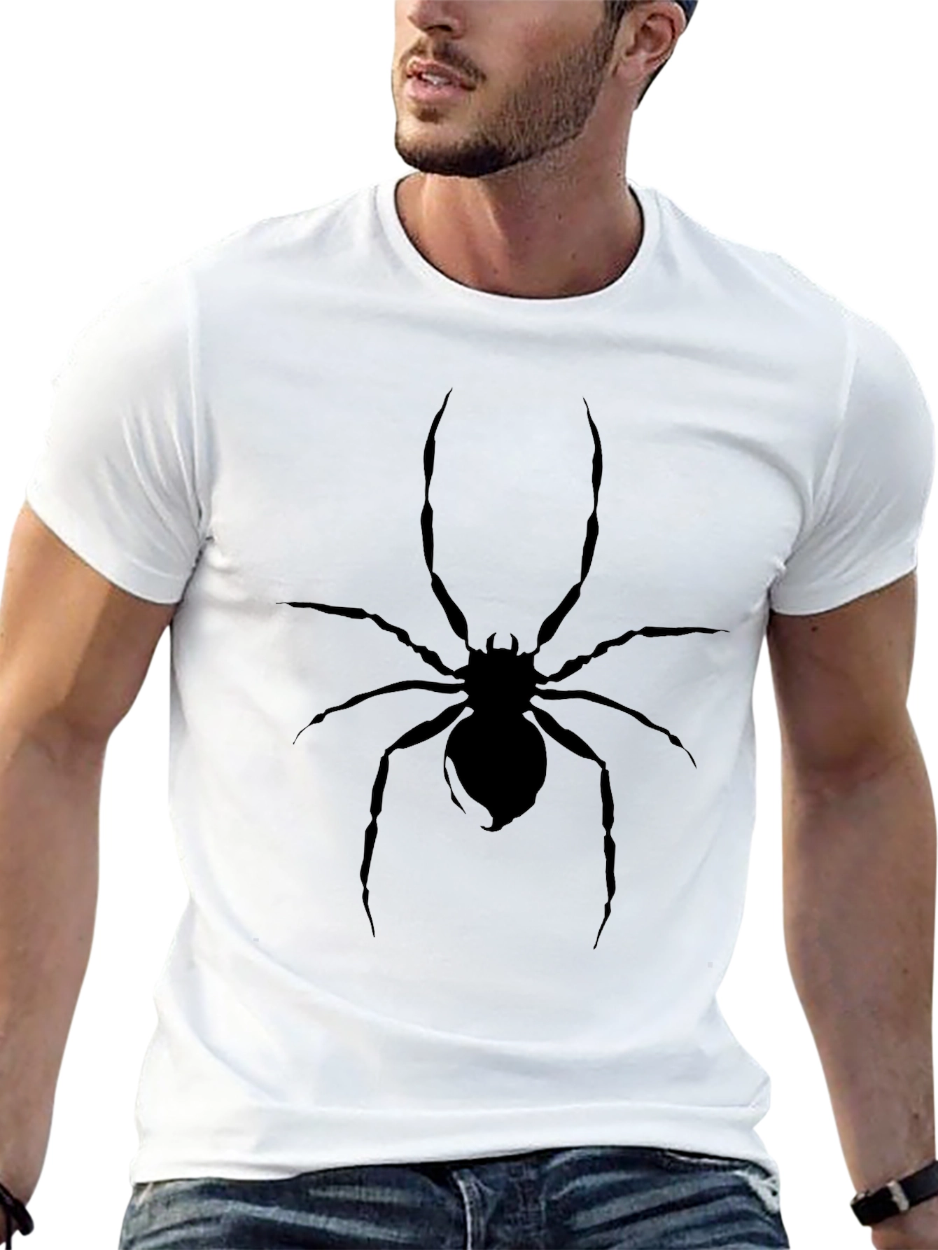 Black Spider Graphic T-Shirt