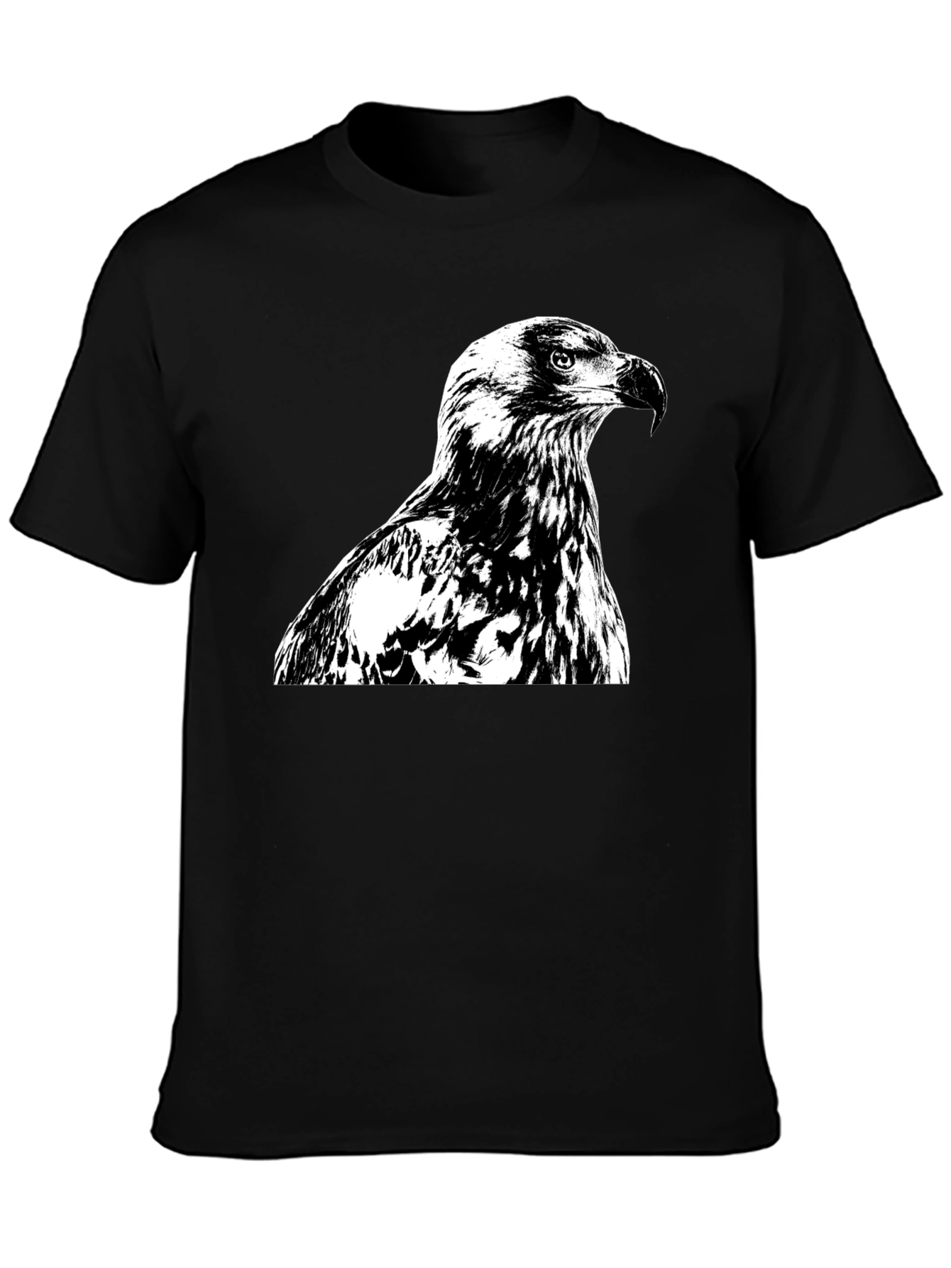 Eagle Graphic Tee - Bold Black T-Shirt