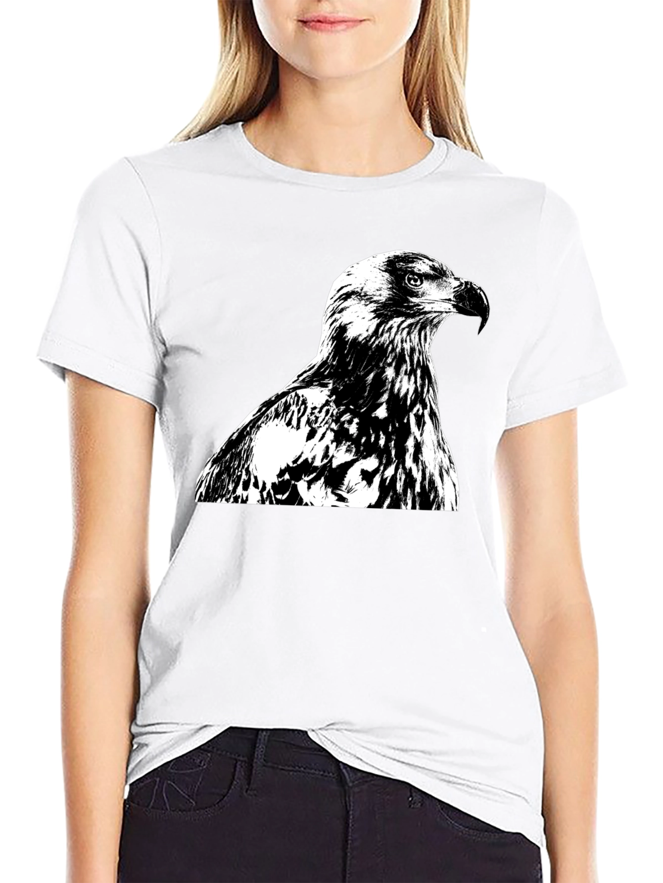 Eagle Graphic Tee - Bold Black T-Shirt