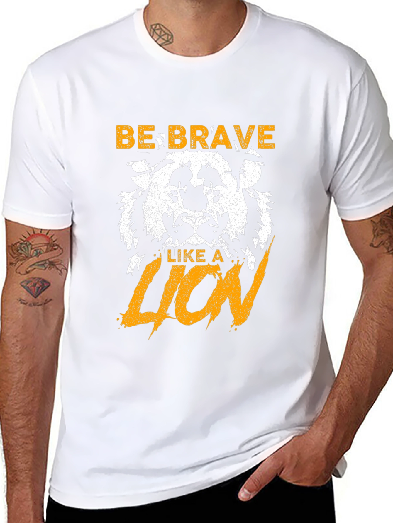 Be Brave Like a Lion Graphic T-Shirt