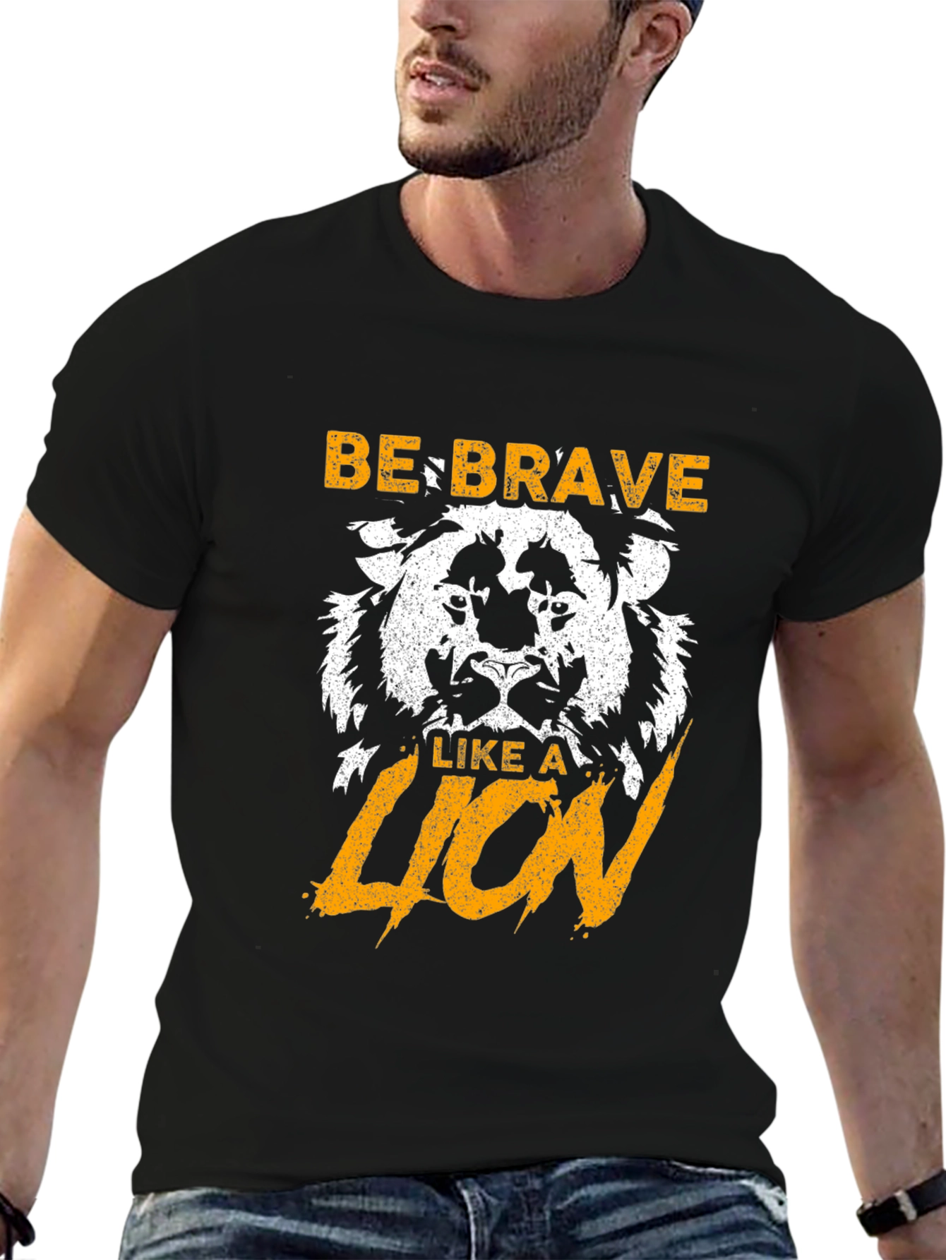 Be Brave Like a Lion Graphic T-Shirt
