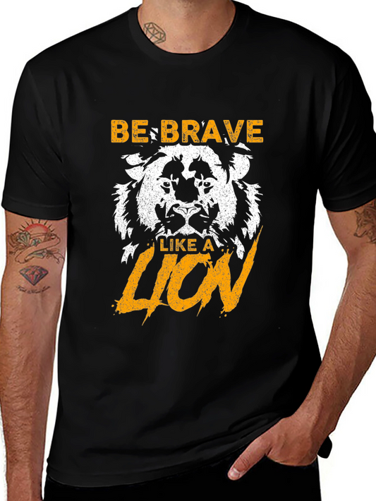 Be Brave Like a Lion Graphic T-Shirt