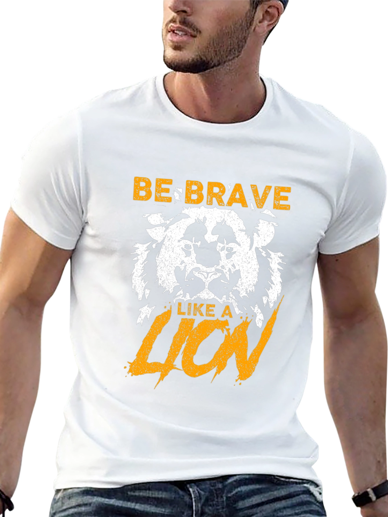Be Brave Like a Lion Graphic T-Shirt