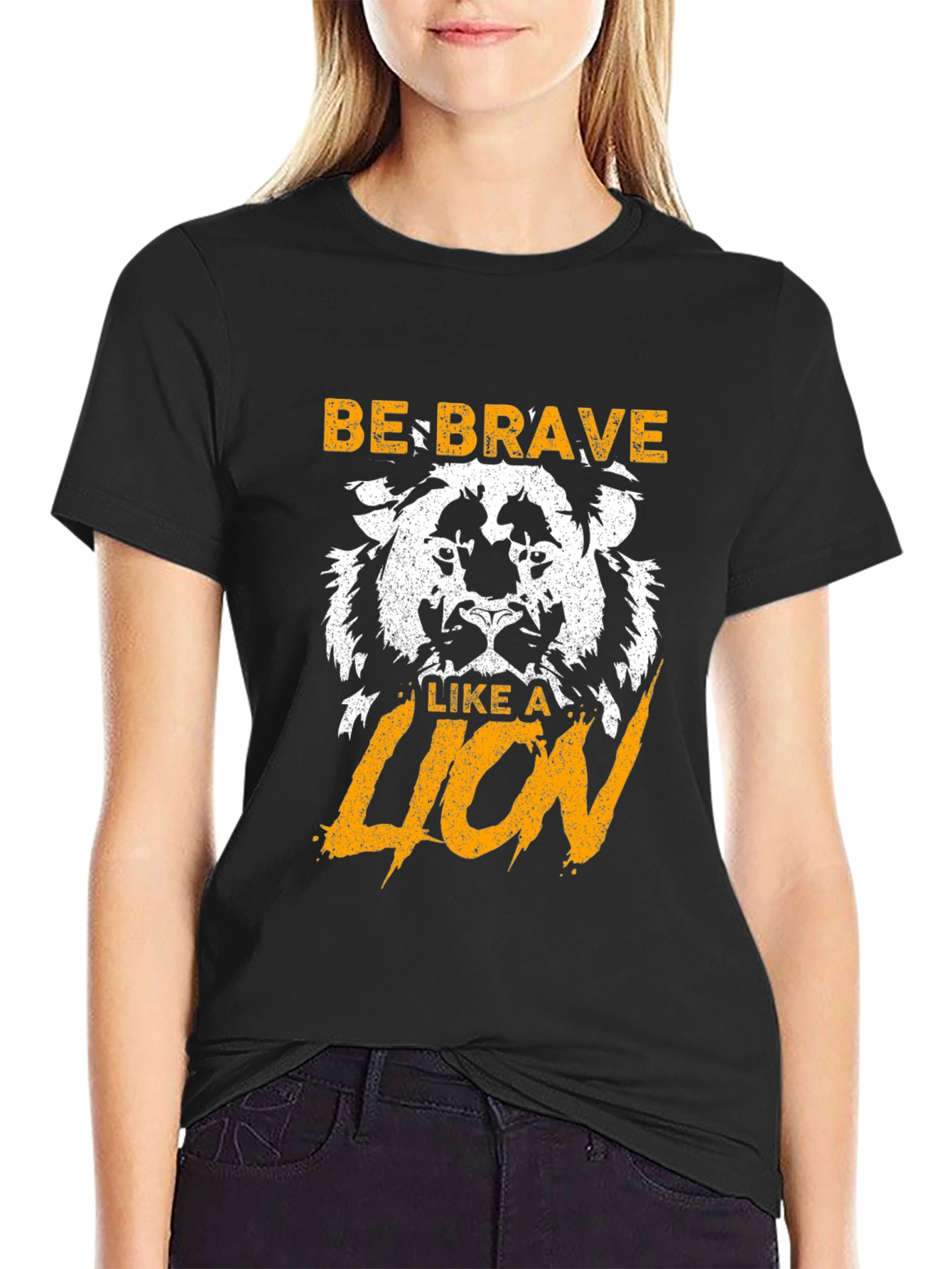 Be Brave Like a Lion Graphic T-Shirt