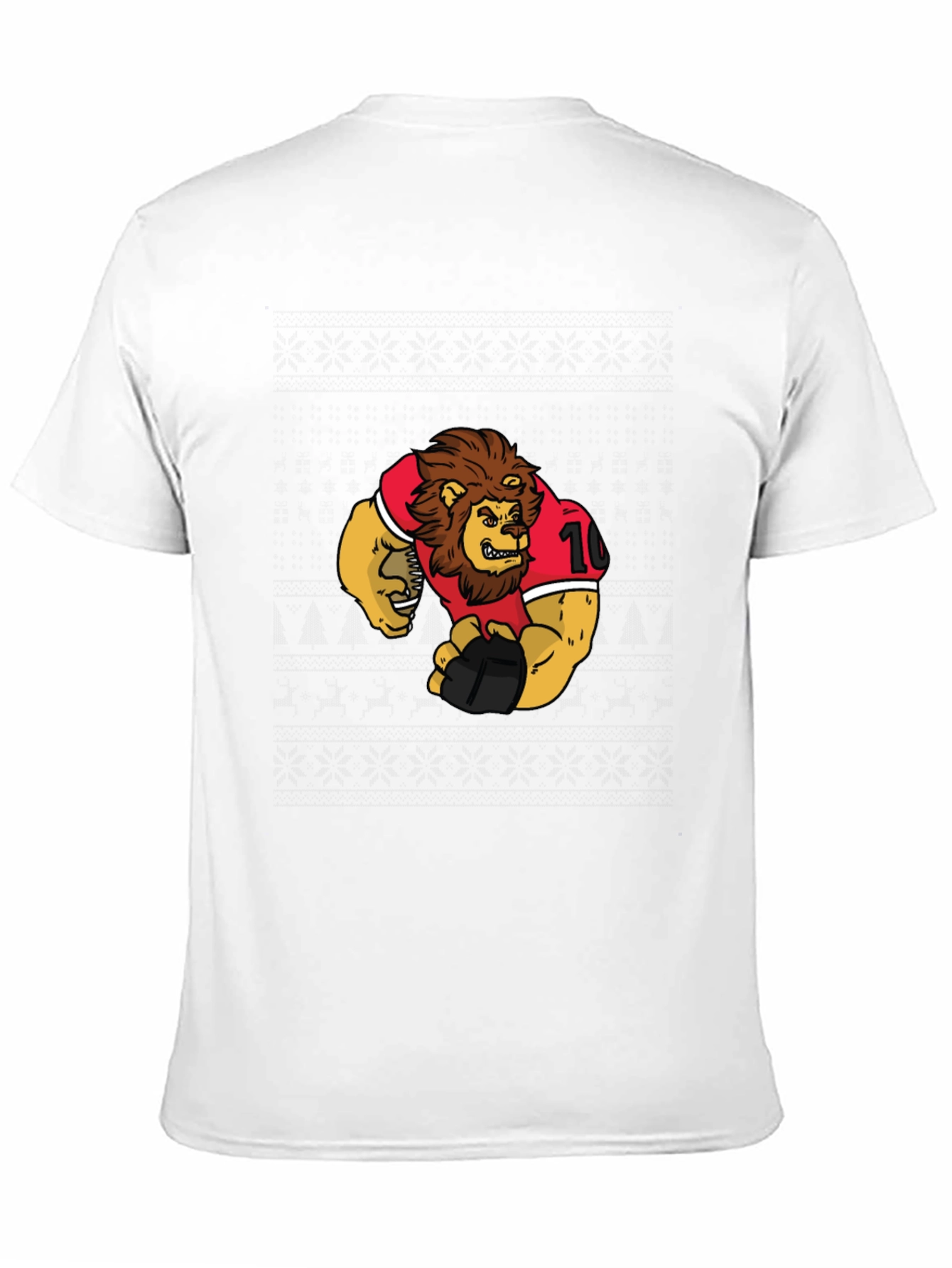 Lion Football Graphic T-Shirt