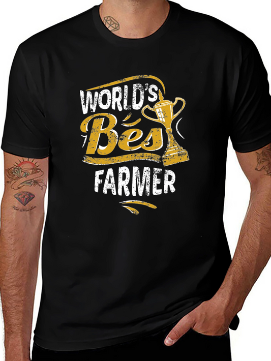 Worlds Best Farmer Graphic T-Shirt