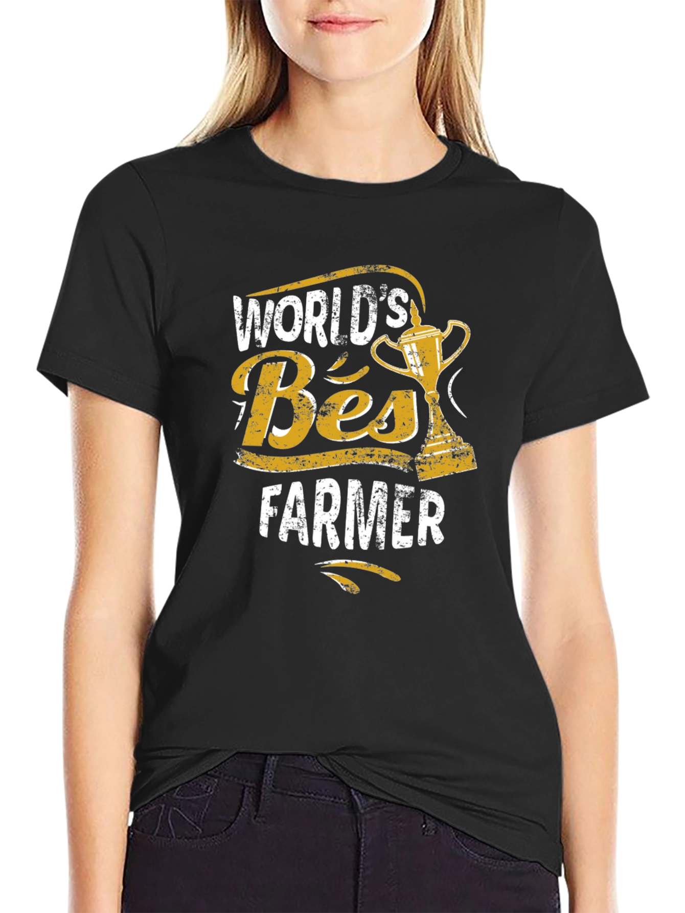 Worlds Best Farmer Graphic T-Shirt