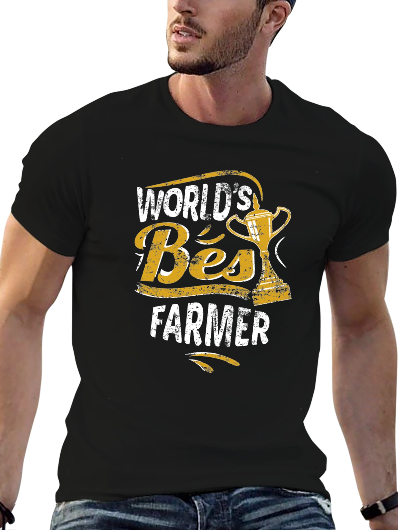 Worlds Best Farmer Graphic T-Shirt