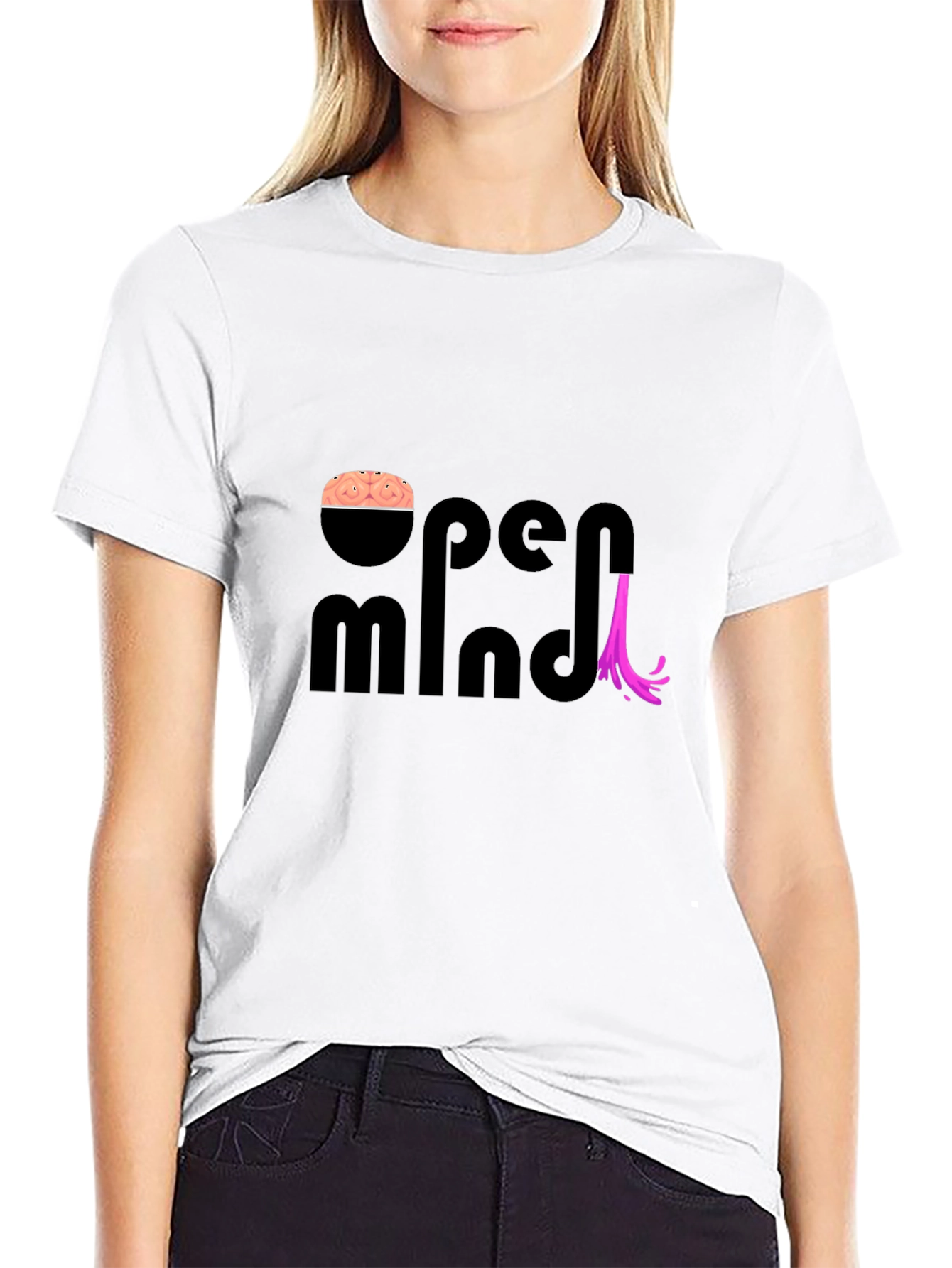 Open Mind T-Shirt - Creative Brain Design